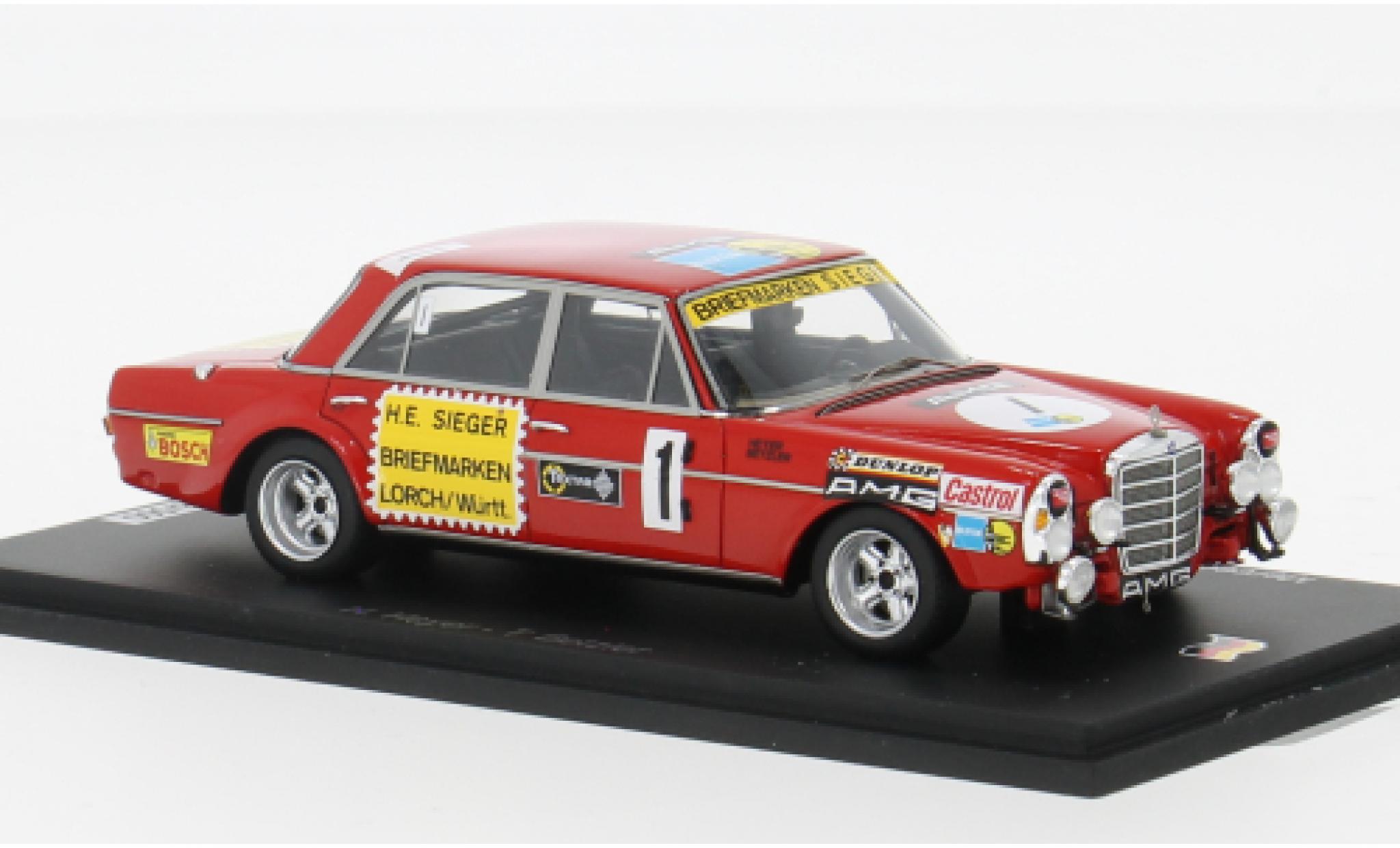 Mercedes 300 1/43 Spark SEL 6.8 AMG 24h N&uuml;rburgring 1972 #1 1:43 diecast model cars