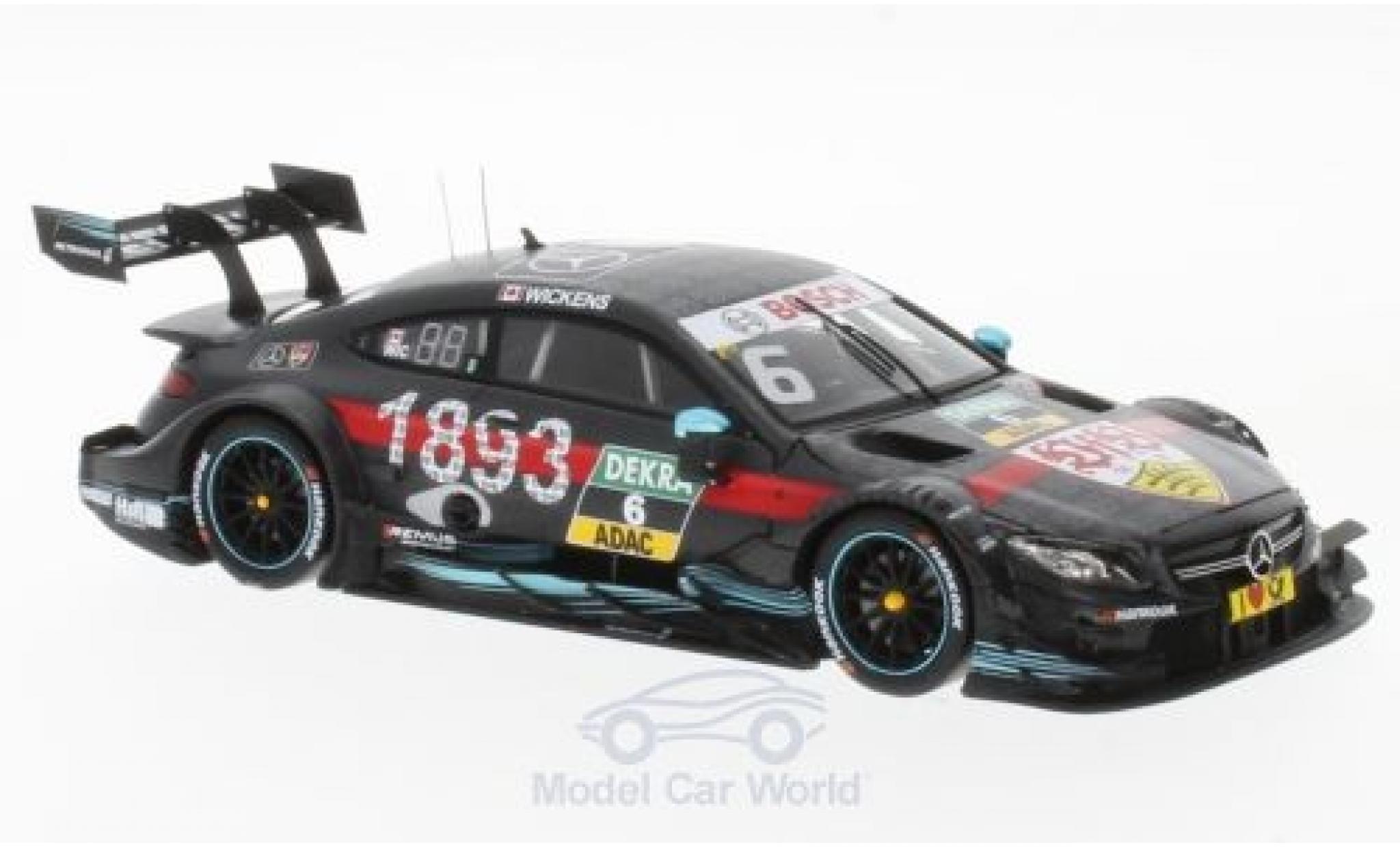 Mercedes Classe C DTM 1/43 Spark AMG C 63 DTM No.6 -AMG DTM Team HWA VfB DTM Lausitzring 2017 R.Wickens diecast model cars