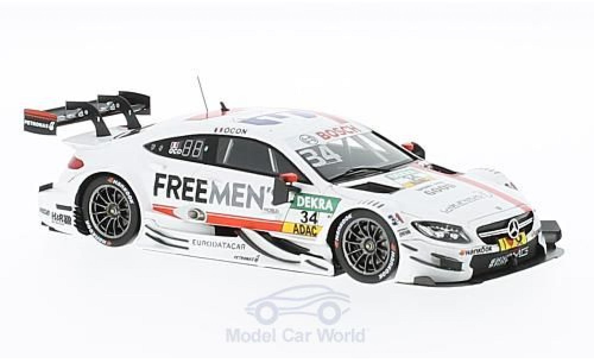 Mercedes Classe C DTM 1/43 Spark AMG C63 DTM No.34 -AMG DTM Team ART Freemens DTM 2016 E.Ocon diecast model cars