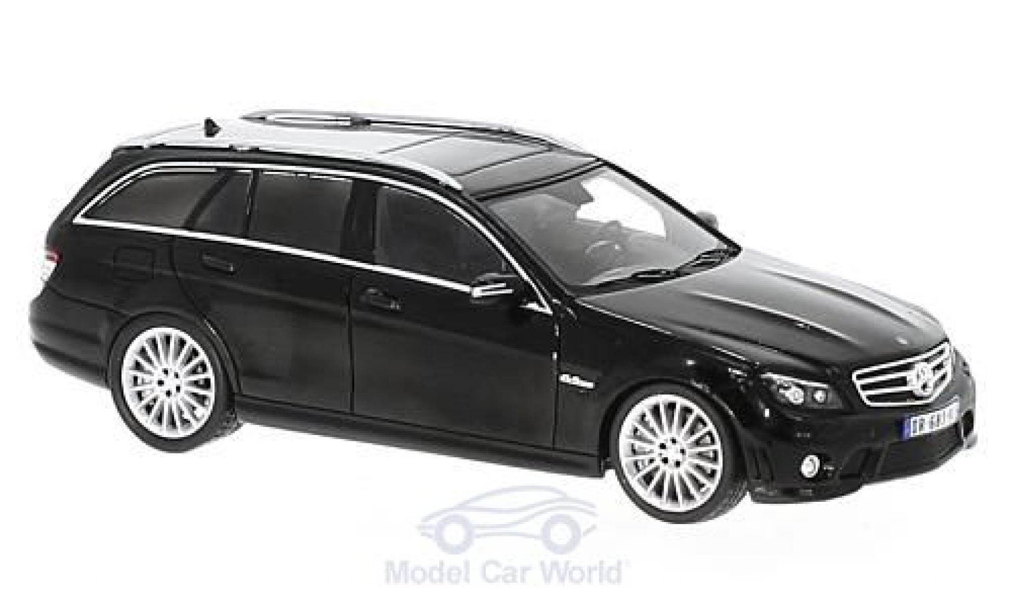 Mercedes Classe C 1/43 Spark AMG C63 T-Modell (S204) black 2010 diecast model cars