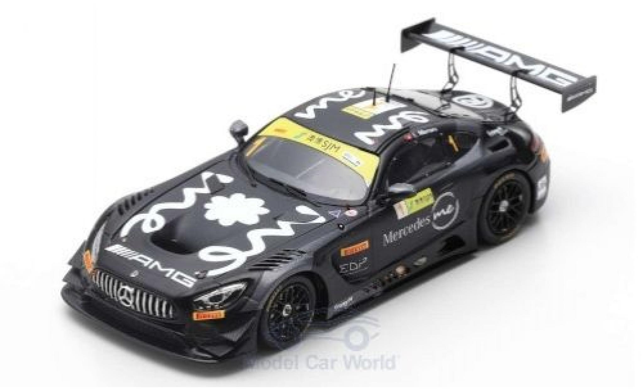 Mercedes AMG GT 1/18 Spark 3 No.1 -AMG Team GruppeM Racing Fia GT World Cup Macau 2018 E.Mortara diecast model cars