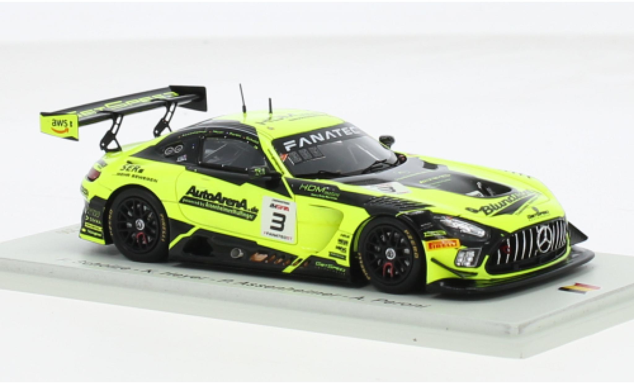 Mercedes AMG GT 1/43 Spark 3 No.3 GetSpeed 24h Spa 2023 1:43 diecast model cars