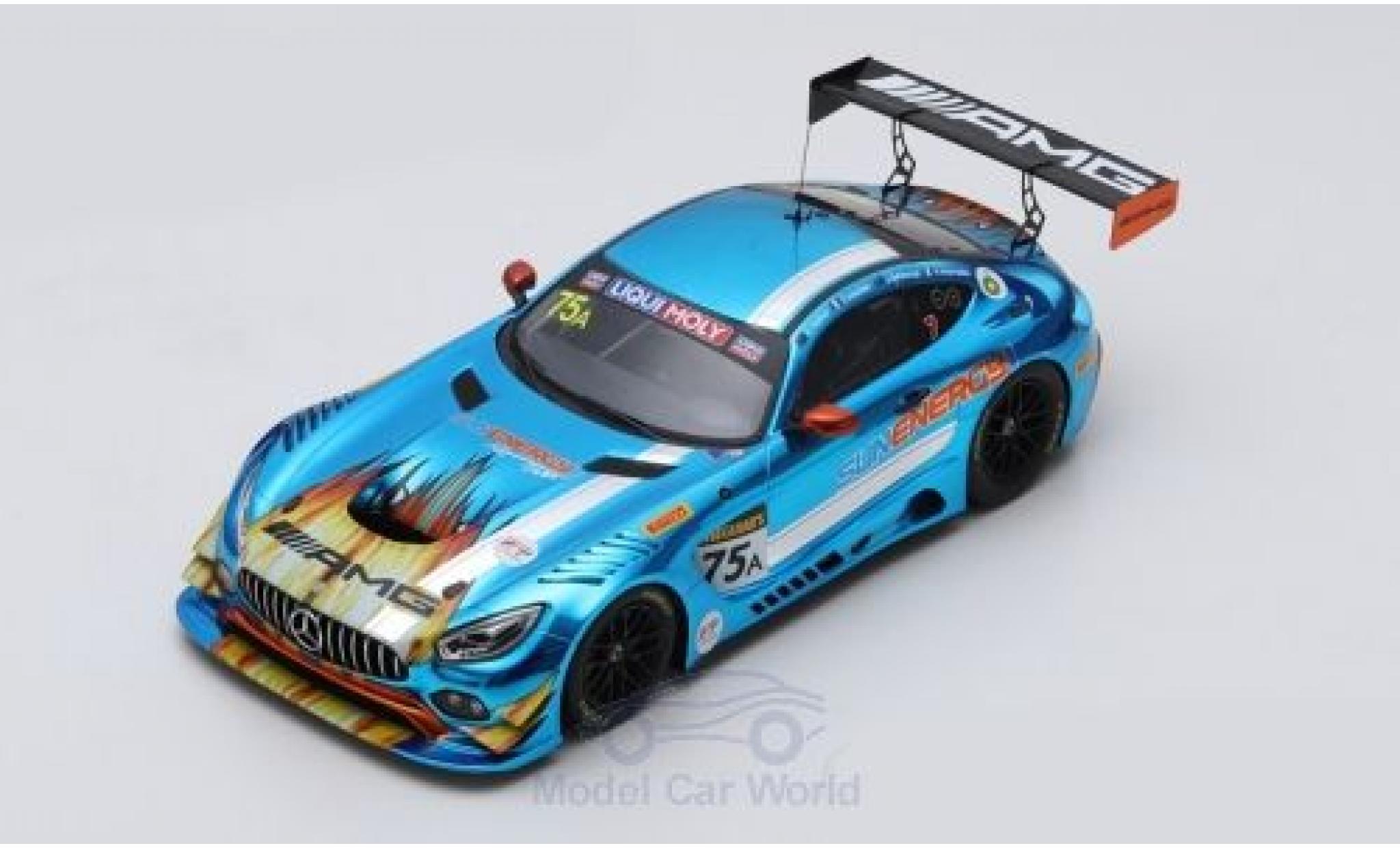 Mercedes AMG GT 1/18 Spark 3 No.75 -AMG Team SunEnergy1 Racing 12h Bathurst 2018 K.Habul/T.Vautier/J.Whincup/R.Marciello diecast model cars