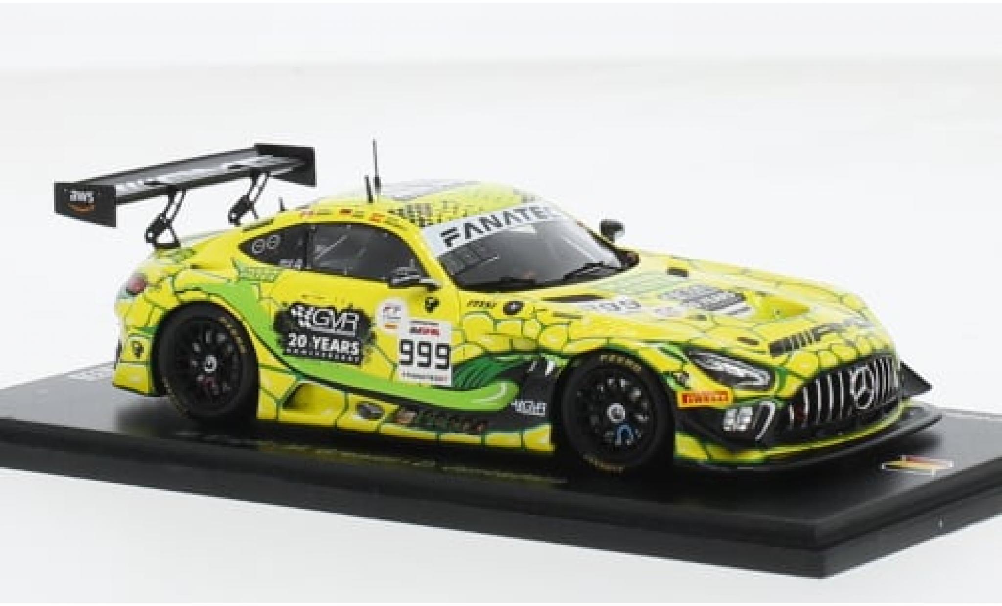 Mercedes AMG GT 1/43 Spark 3 No.999 AMG Team GruppeM Racing 24h Spa 2023 1:43 diecast model cars