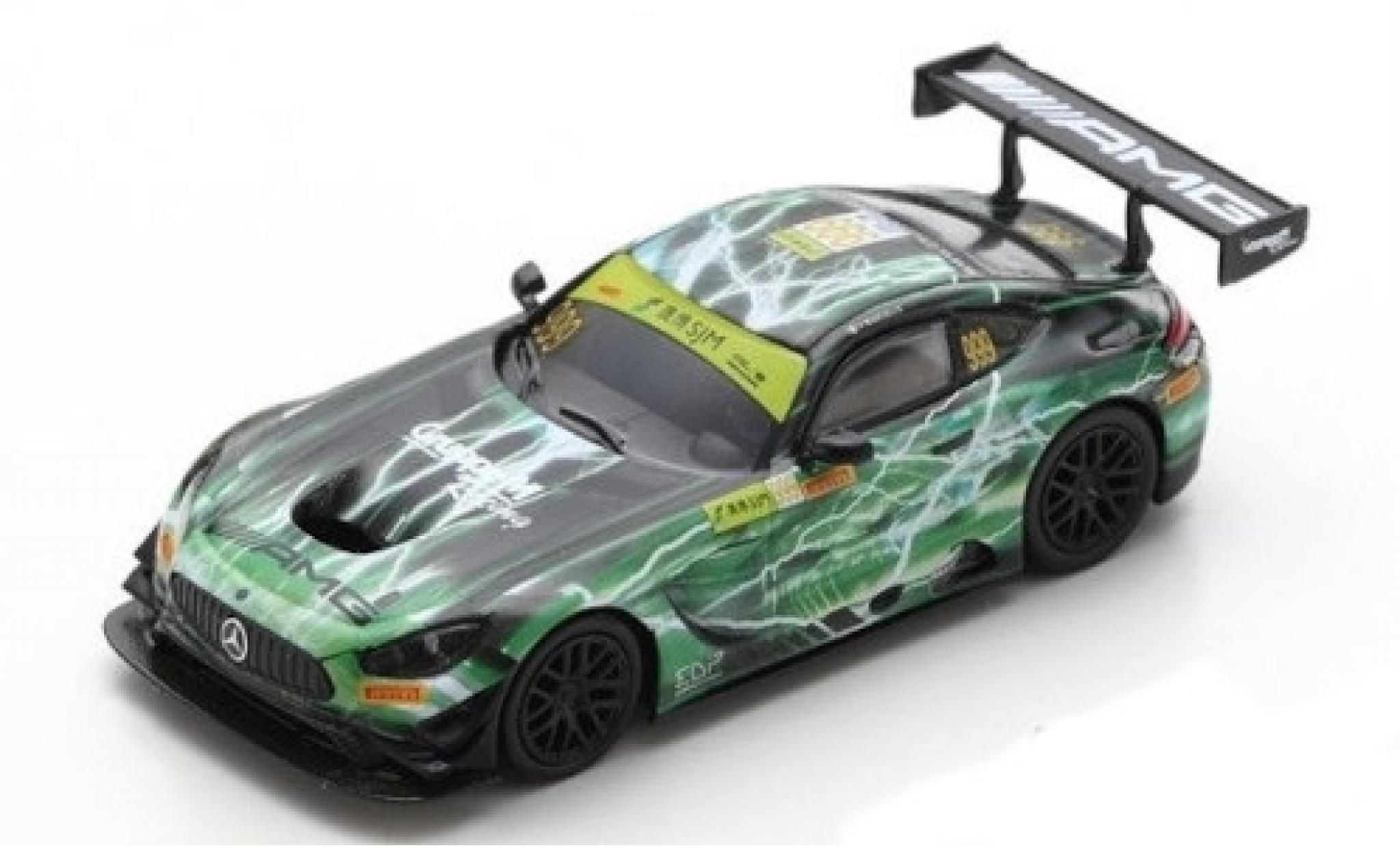 Mercedes AMG GT 1/43 Spark 3 No.999 -AMG Team GruppeM Racing Fia GT World Cup Macau 2019 R.Marciello diecast model cars