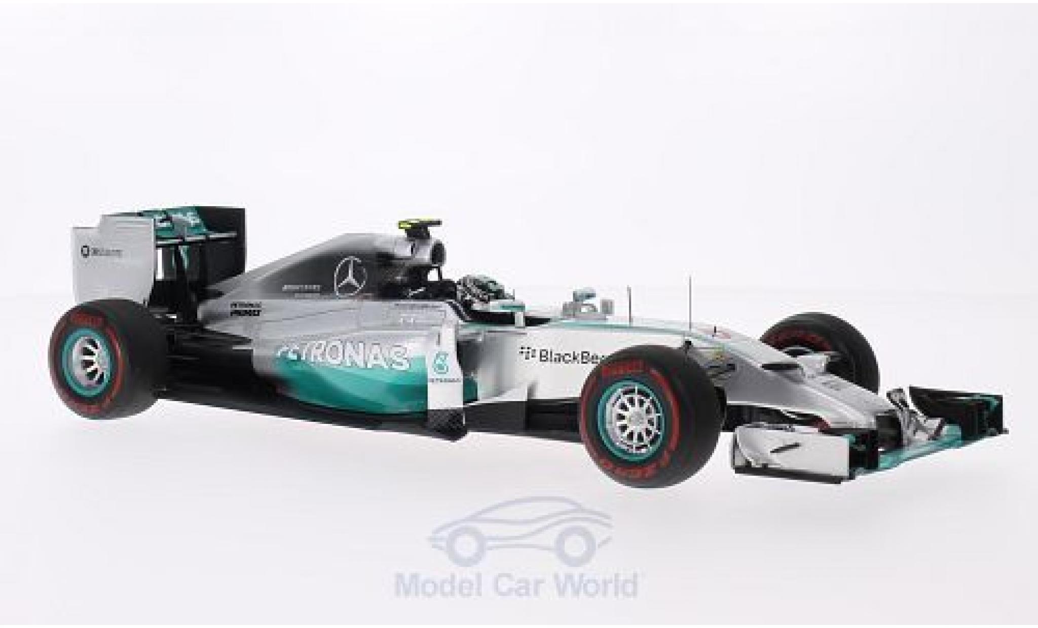 Mercedes F1 1/18 Spark W05 Hybrid No.6 AMG Formel 1 Team Petronas Formel 1 GP Monaco 2014 N.Rosberg diecast model cars
