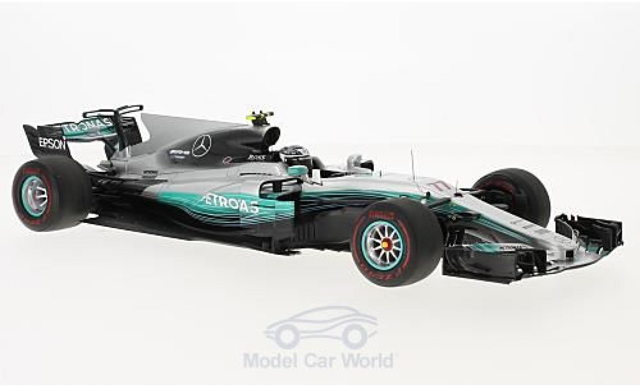 Mercedes F1 1/18 Spark W08 EQ Power+ No.77 AMG Petronas Motorsport Formel 1 GP Russland 2017 V.Bottas diecast model cars