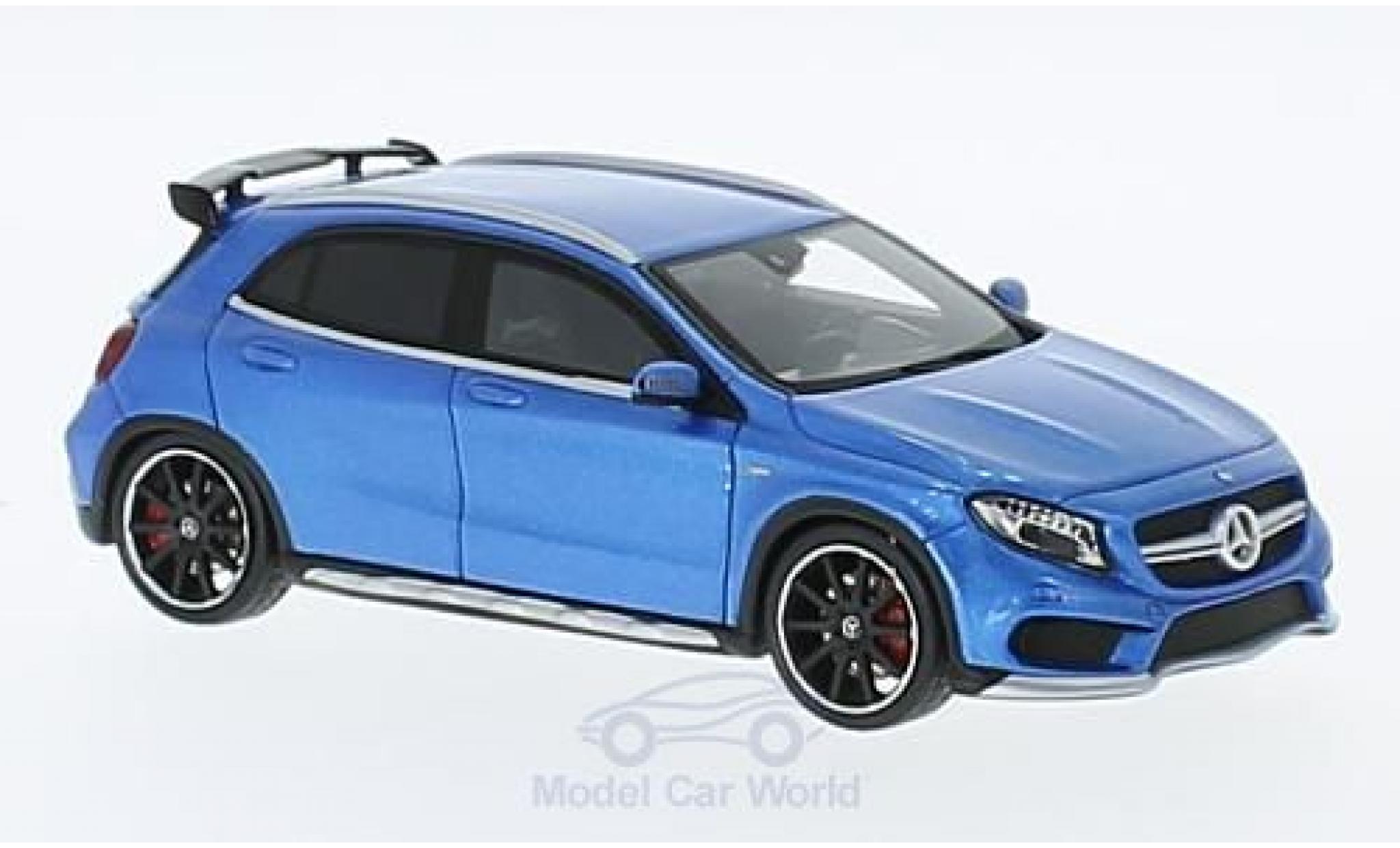 Mercedes Classe GLA 1/43 Spark GLA 45 AMG metallic blue 2015 diecast model cars