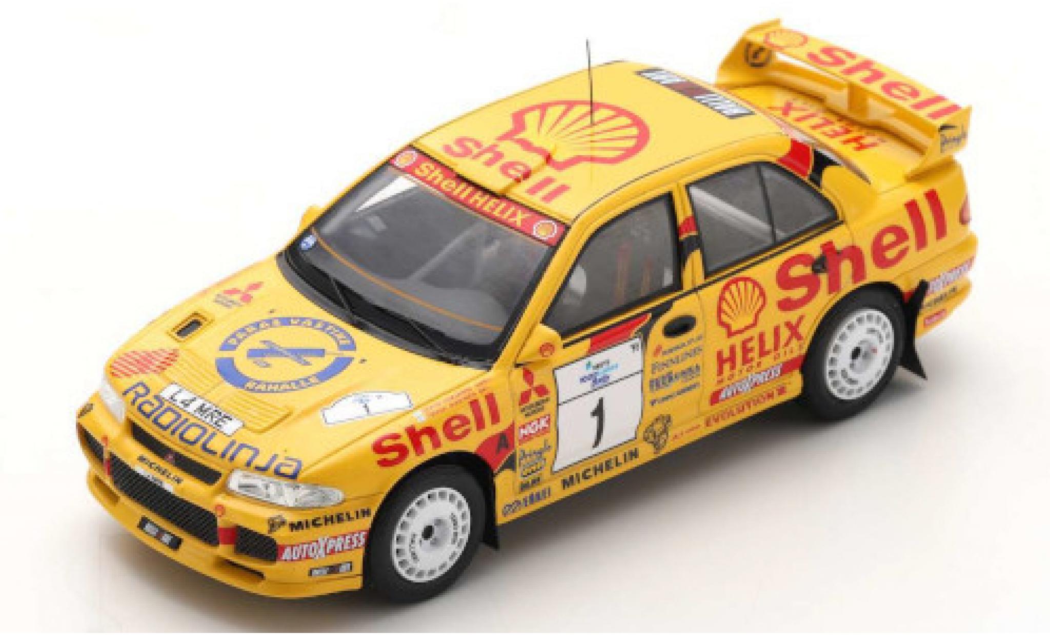 Mitsubishi Lancer 1/43 Spark Evolution III No.1 S Rally WM Rally Finnland 1995 T.M&auml;kinen/S.Harjanne diecast model cars