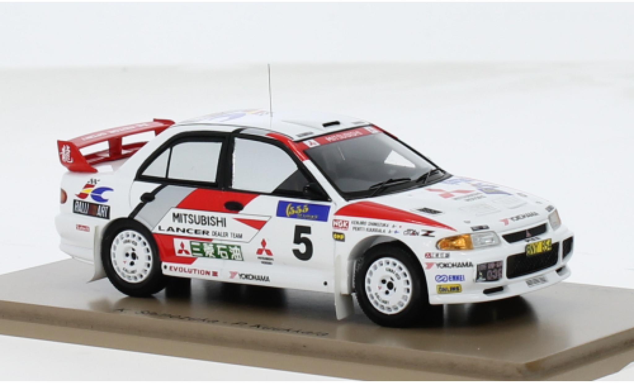 Mitsubishi Lancer 1/43 Spark Evolution III No.5 Rally Hong Kong - Peking 1995 1:43 diecast model cars