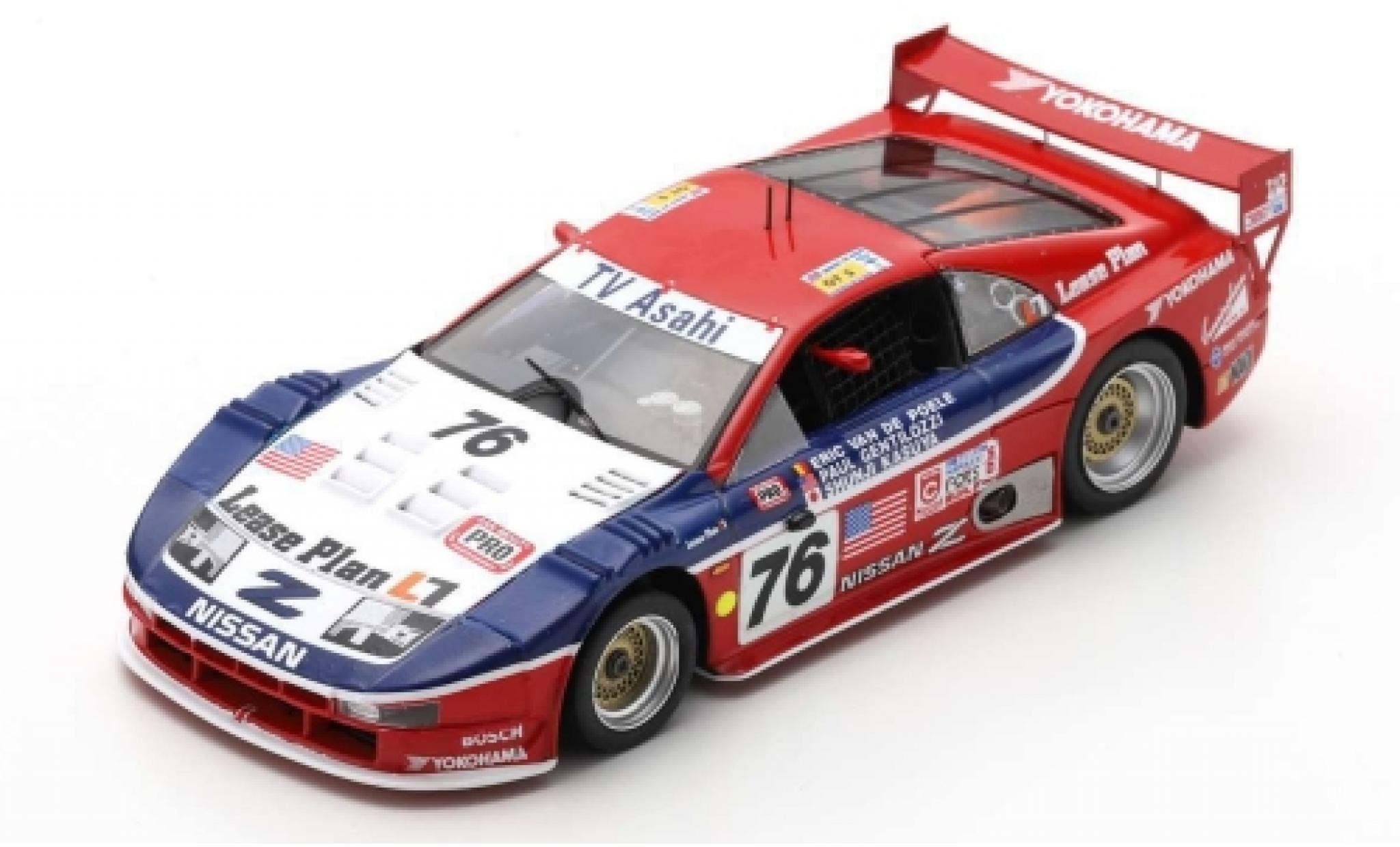Nissan 300 1/43 Spark ZX No.76 Lease Plan 24h Le Mans 1994 P.Gentilozzi/S.Kasuya/E.van de Poele diecast model cars