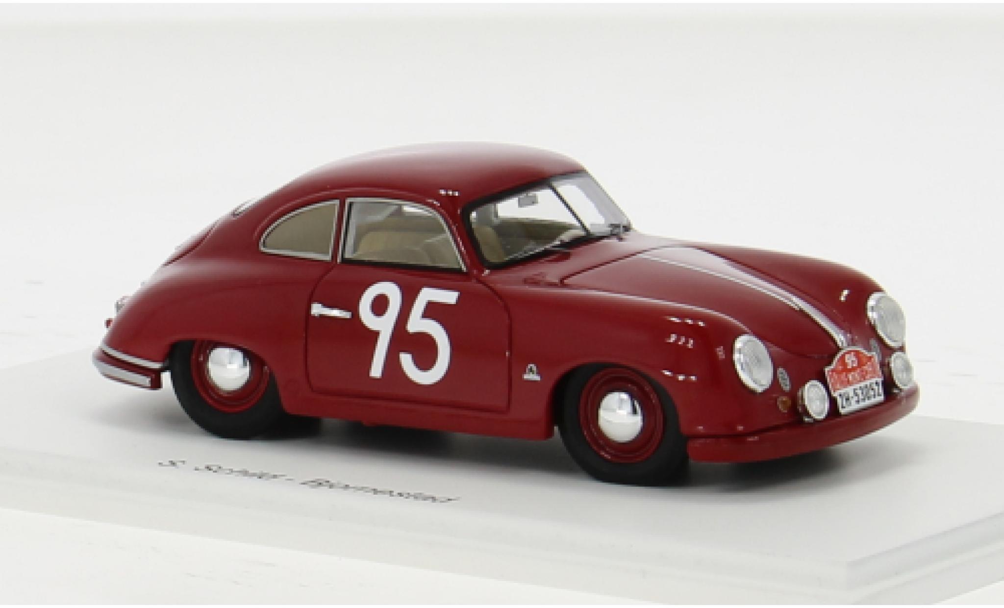 Porsche 356 1/43 Spark 1100 No.95 Rally Monte Carlo 1954 1:43 diecast model cars