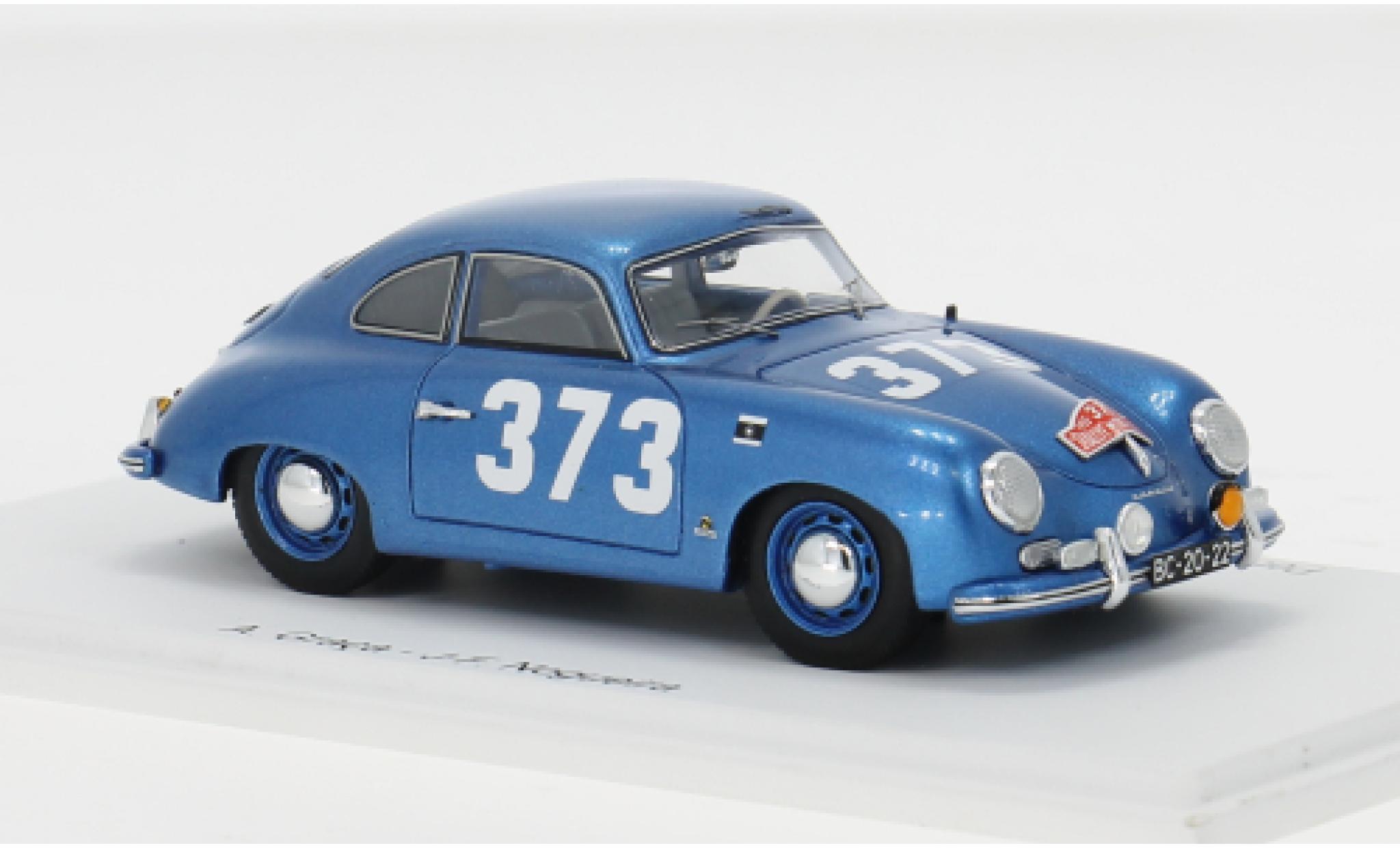 Porsche 356 1/43 Spark 1500 Rally Monte Carlo 1955 #373 1:43 diecast model cars