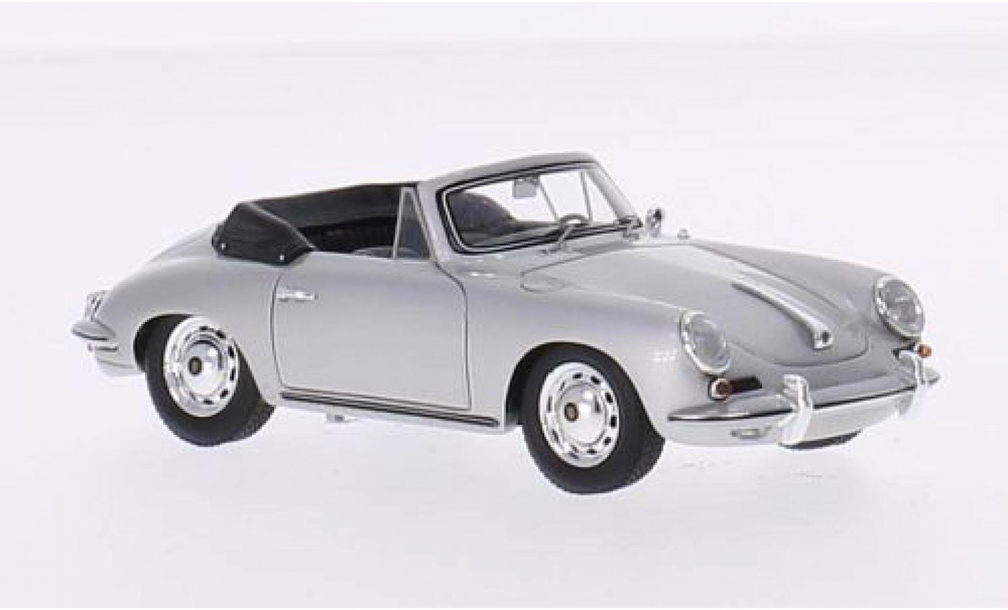Porsche 356 1/43 Spark Carrera 2 Convertible grey Verdeck ouvert diecast model cars