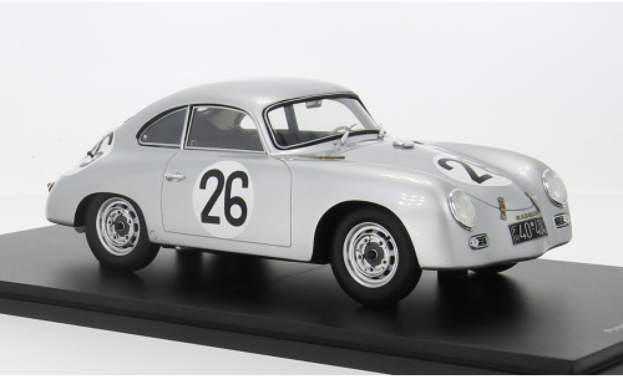 Porsche 356 1/18 Spark No.26 24h Le Mans 1956 1:18 diecast model cars