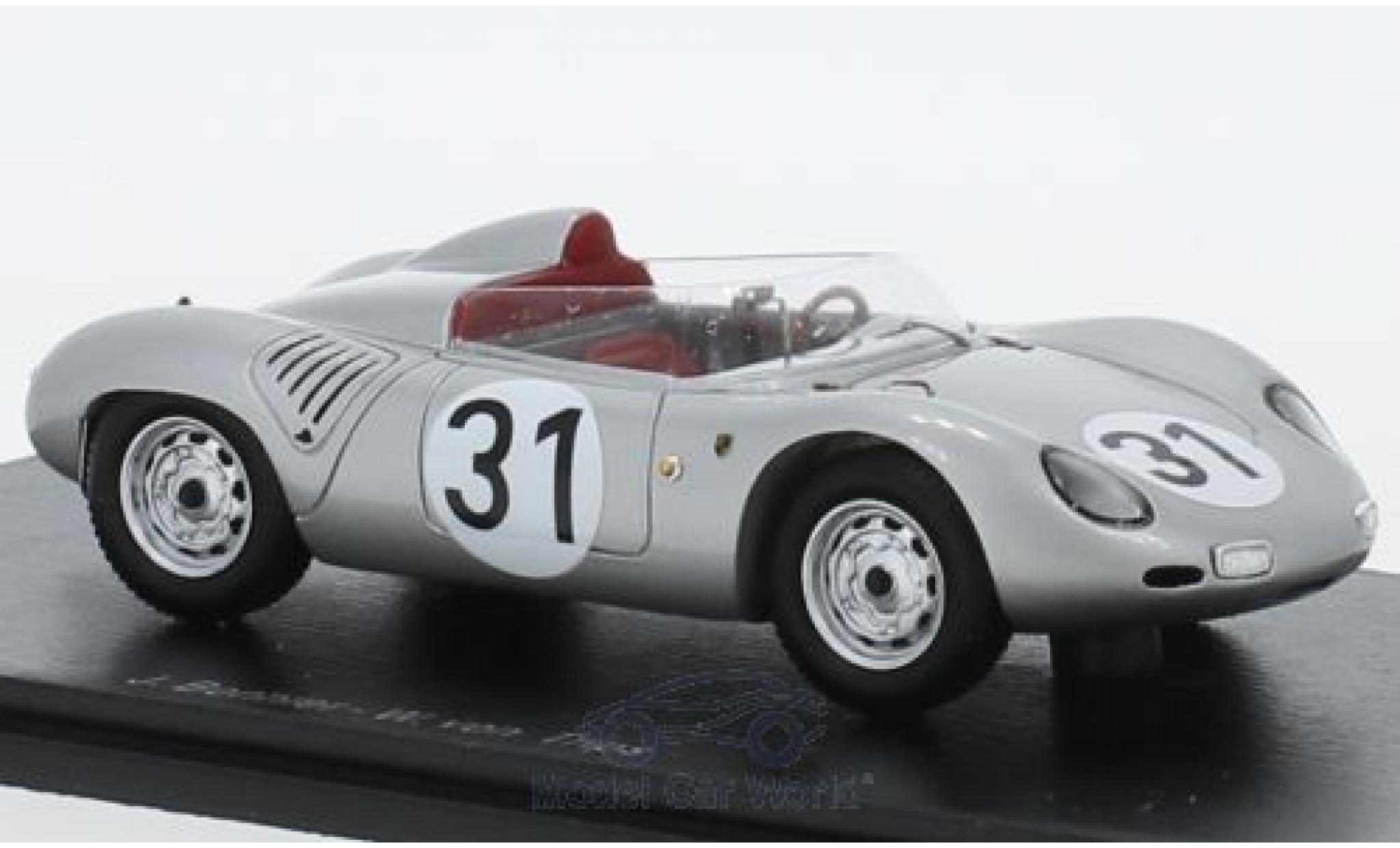Porsche 718 1/43 Spark RSK No.31 24h Le Mans 1959 J.Bonnier/W.von Trips diecast model cars