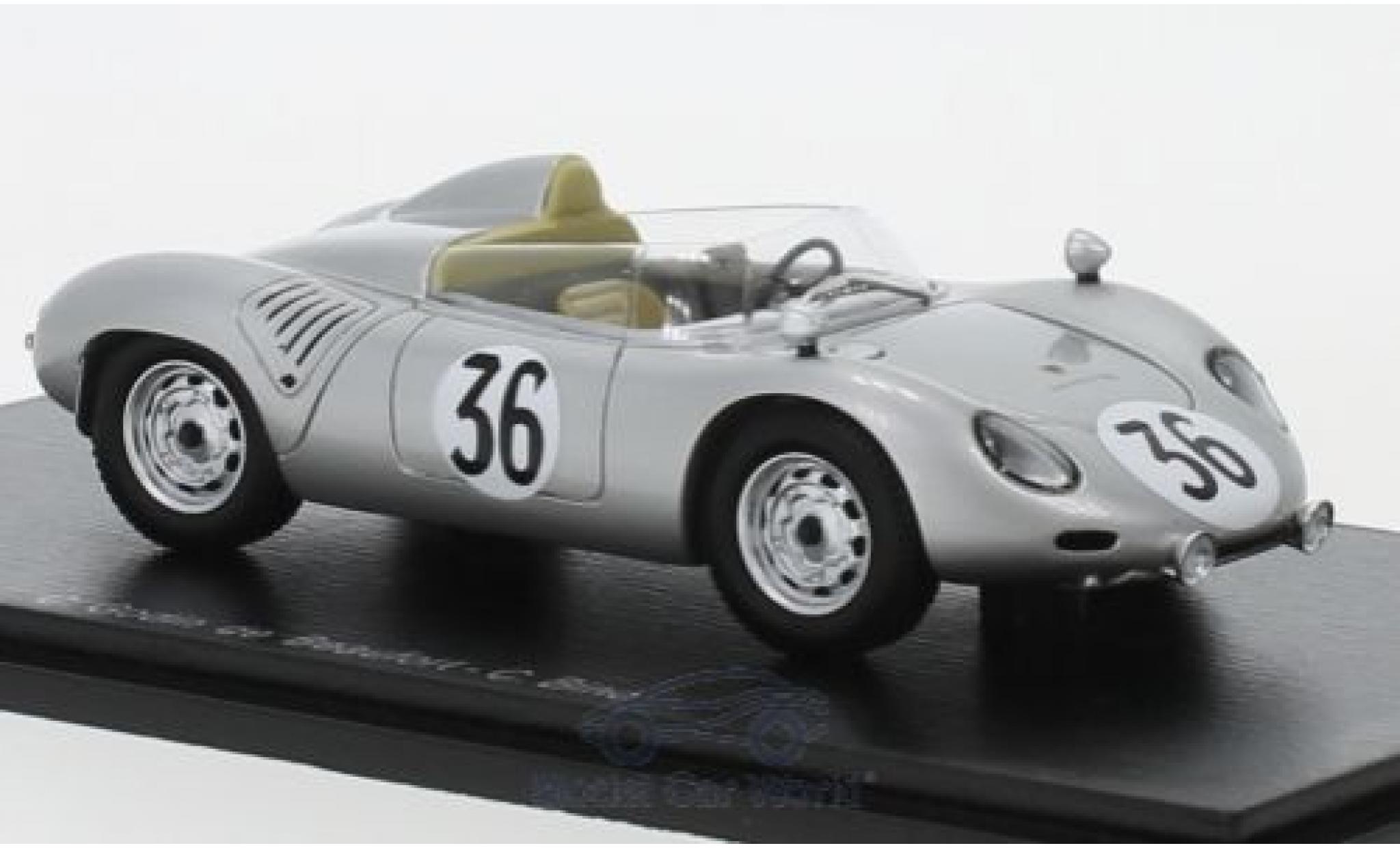 Porsche 718 1/43 Spark RSK No.36 24h Le Mans 1959 C.Godin de Beaufort/C.Heins diecast model cars