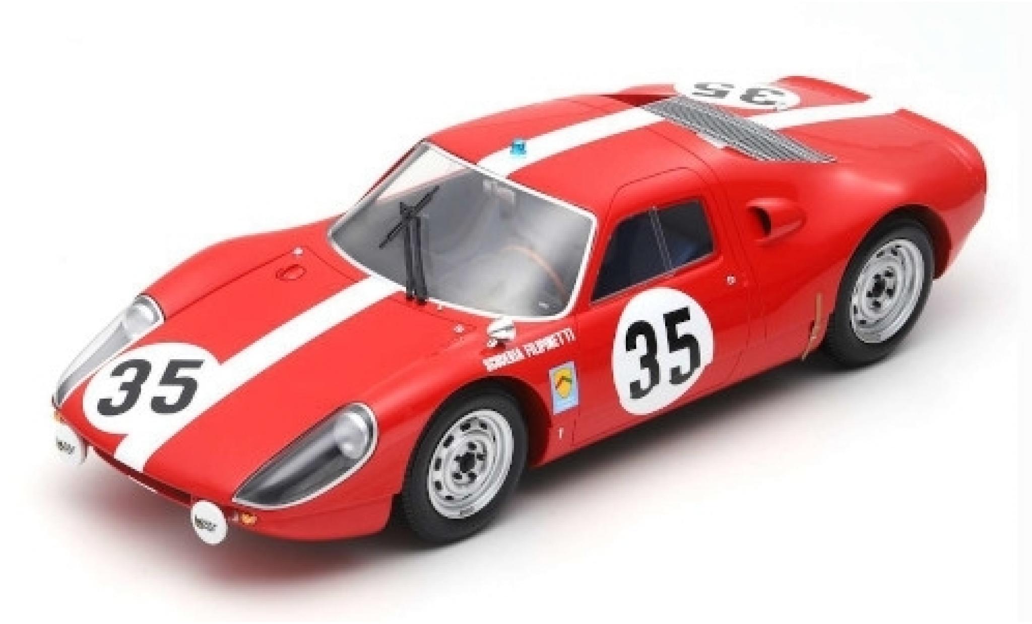 Porsche 904 1964 1/12 Spark GTS No.35 Scuderia Filipinetti 24h Le Mans 1964 H.M&uuml;ller/C.Sage diecast model cars