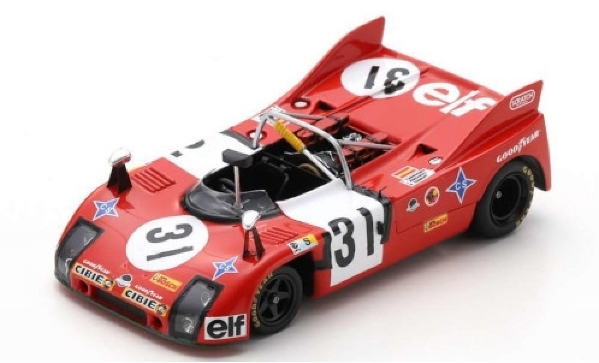 Porsche 908 1974 1/43 Spark /03 RHD No.31 Ecurie Tibidabo elf (F) 24h Le Mans 1974 F.Torredemer/J.Fernandez/B.Tramont diecast model cars
