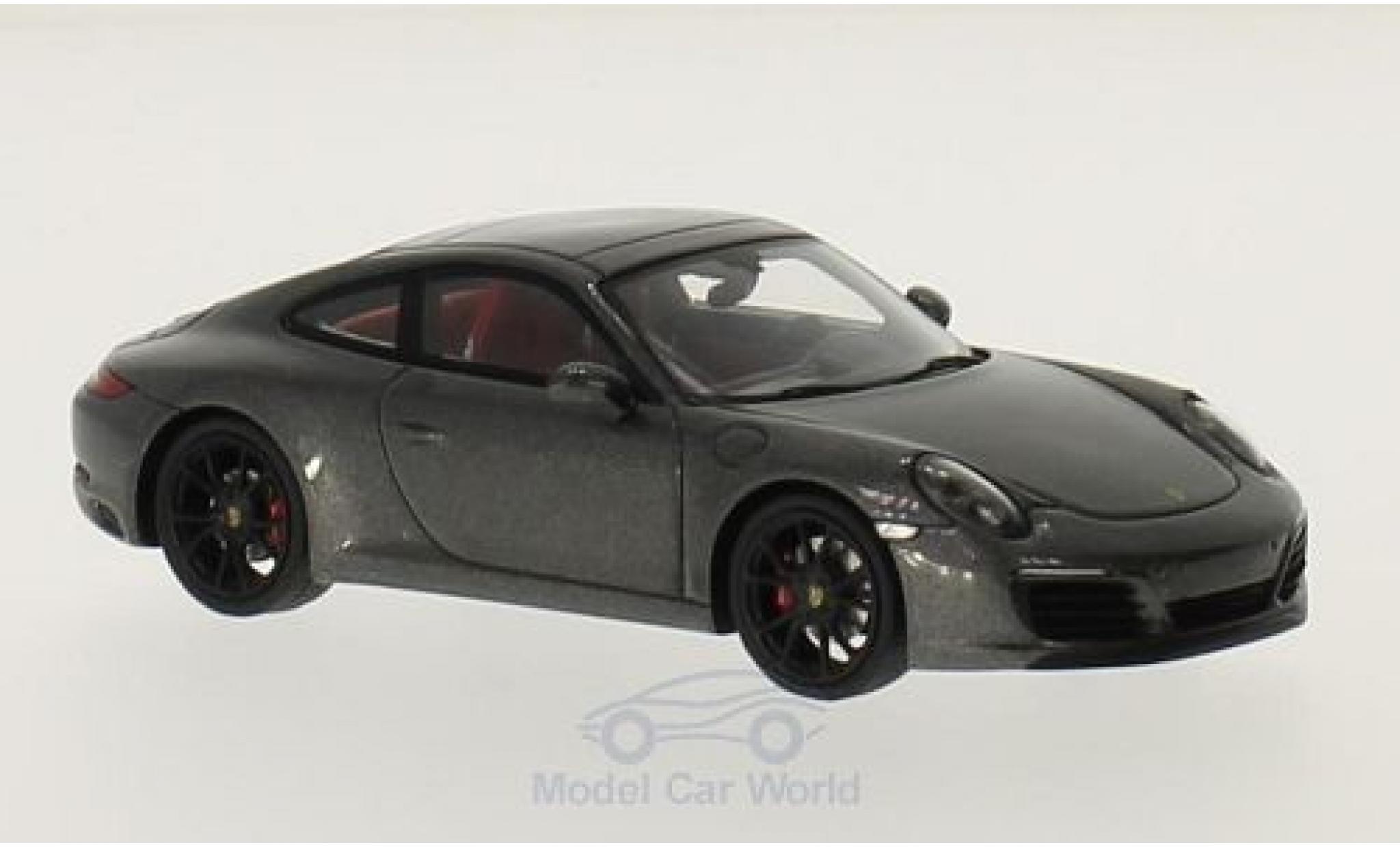 Porsche 991 S 1/43 Spark 911 () Carrera S metallic grey 2016 diecast model cars