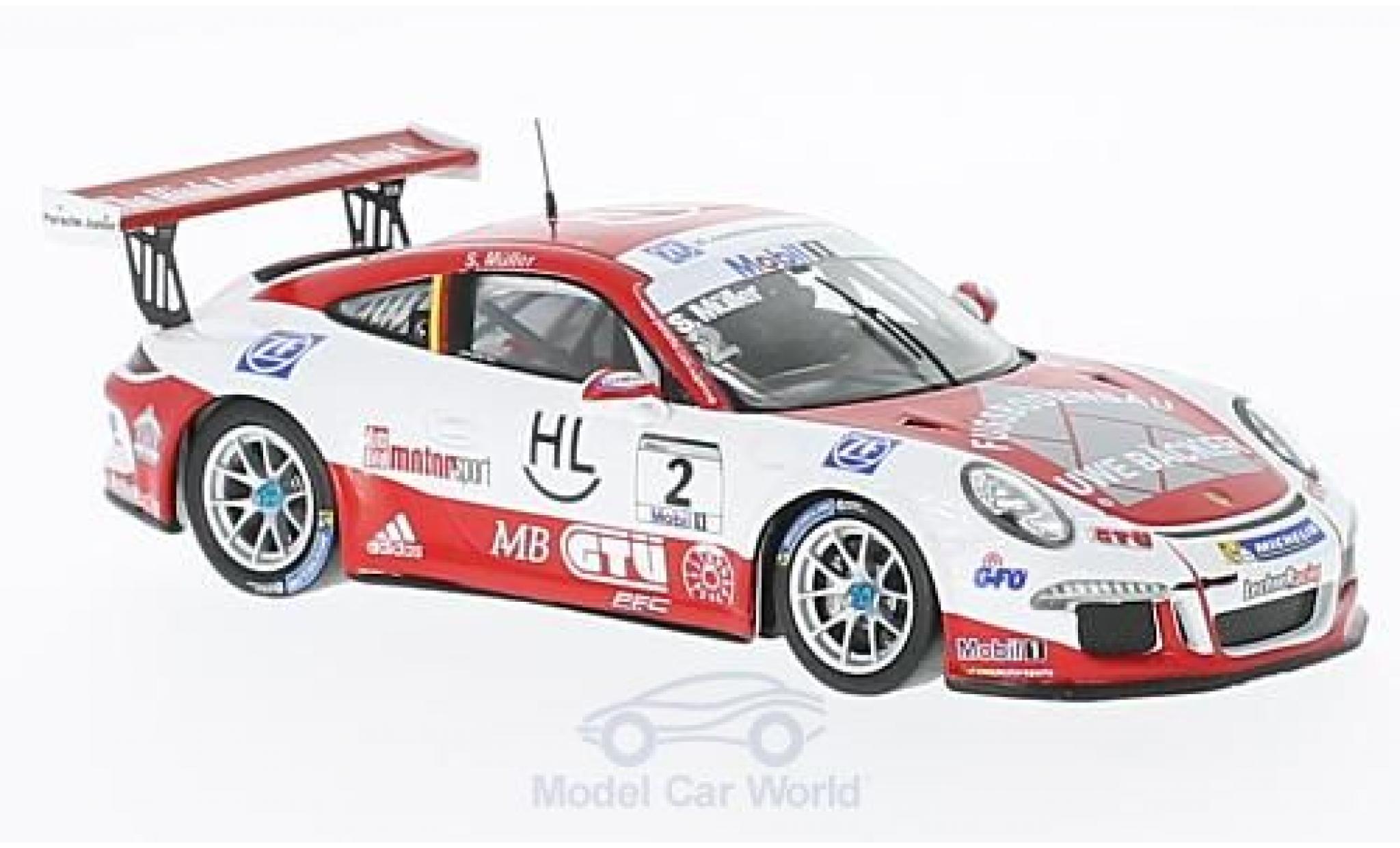 Porsche 991 GT3 Cup 1/43 Spark 911 () GT3 Cup No.2 Supercup 2016 S.M&uuml;ller diecast model cars
