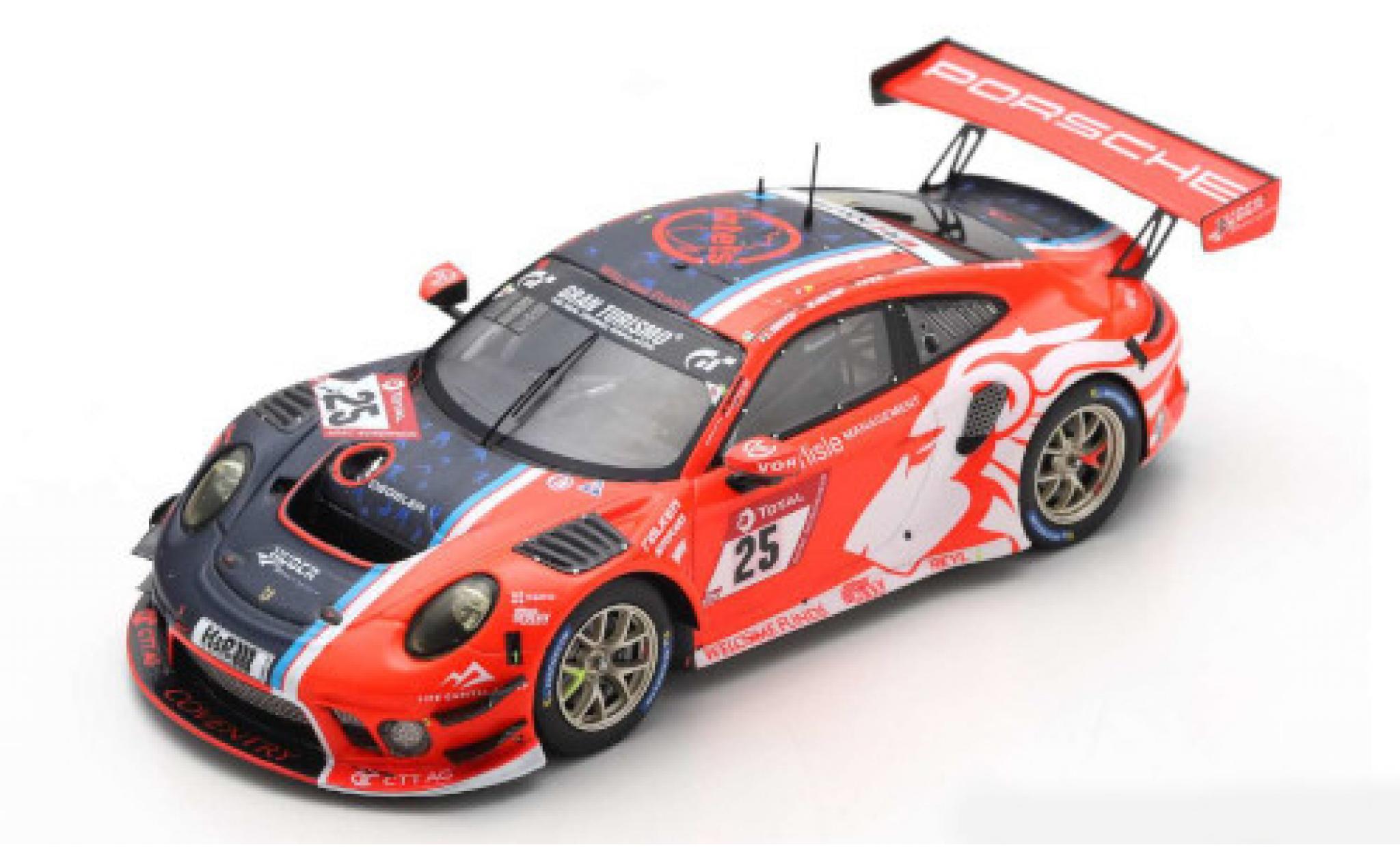 Porsche 992 GT3 R 1/18 Spark 911 (991) GT3 R No.25 Huber Motorsport 24h N&uuml;rburgring 2020 L.Rocco di Torrepadula/P.Kolb/M.Holzer/N.Menzel diecast model cars