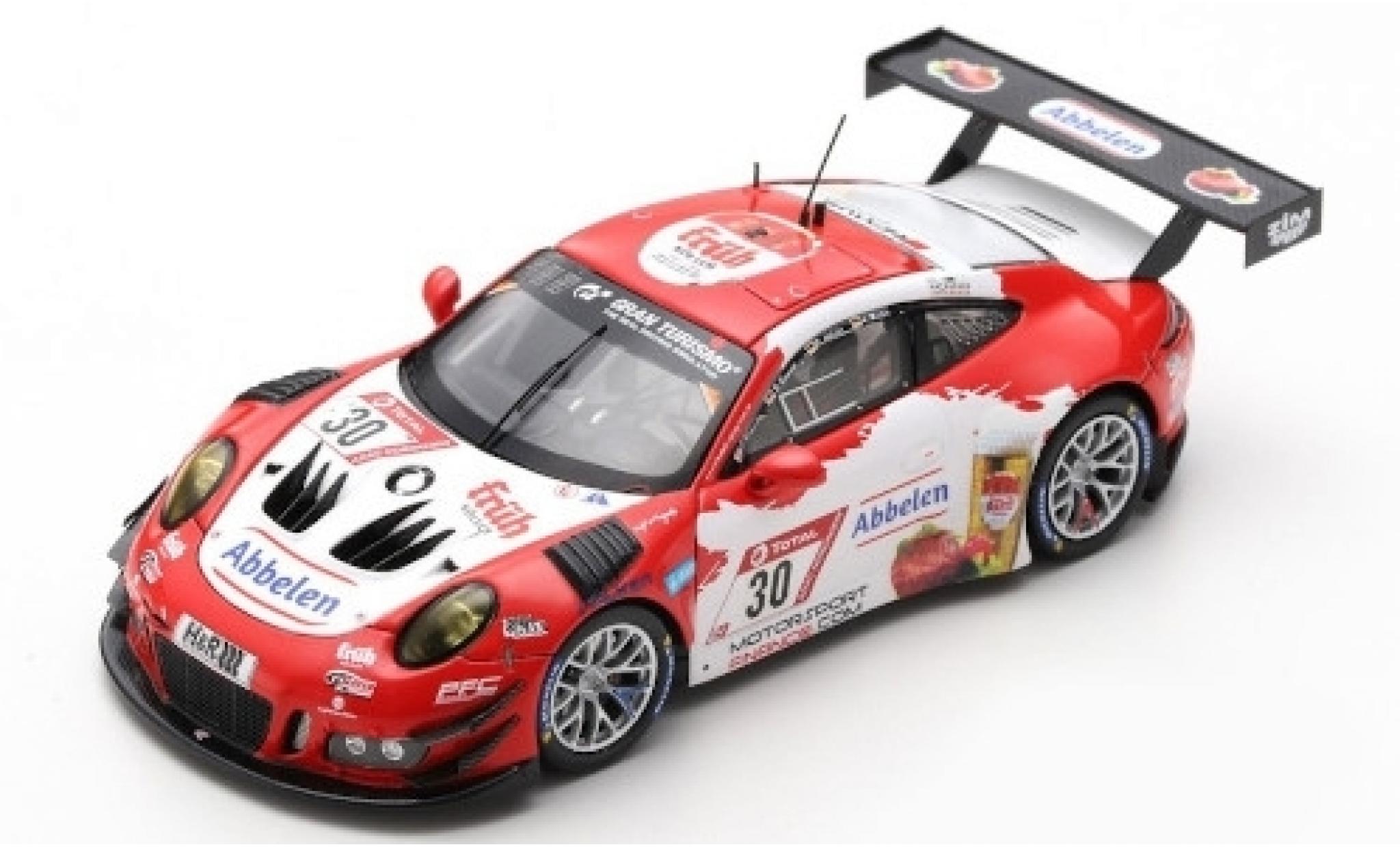 Porsche 992 GT3 R 1/43 Spark 911 (991) GT3 R No.30 Frikadelli Racing Team 24h N&uuml;rburgring 2019 K.Abbelen/A.M&uuml;ller/R.Renauer/T.Preining diecast model cars