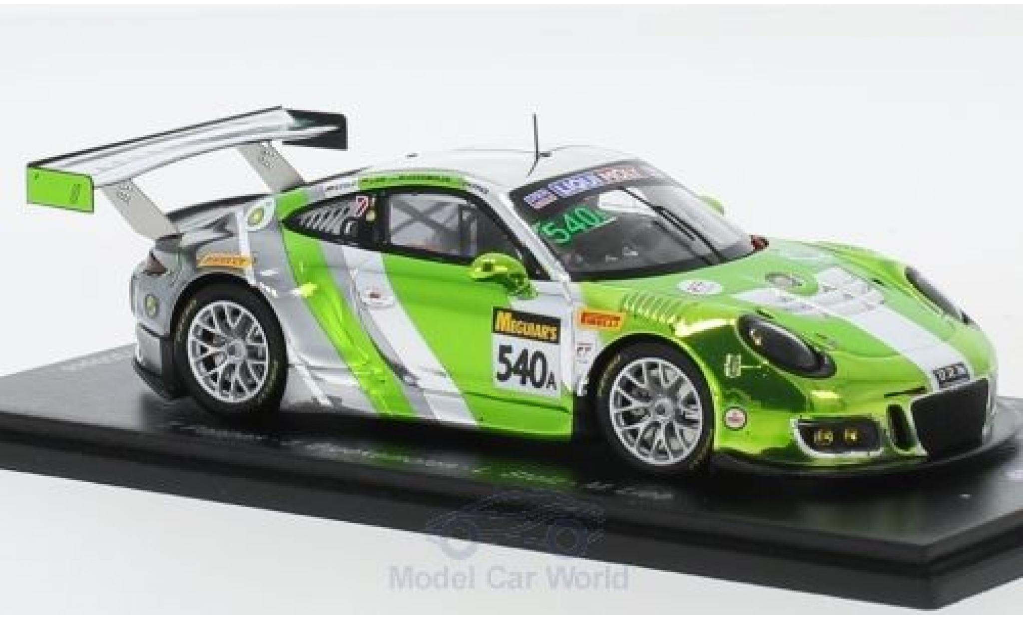 Porsche 991 GT3 R 1/43 Spark 911 () GT3 R No.540 Black Swan Racing 12h Bathurst 2018 T.Pappas/J.Bleekemolen/L.Stolz/M.Lieb diecast model cars