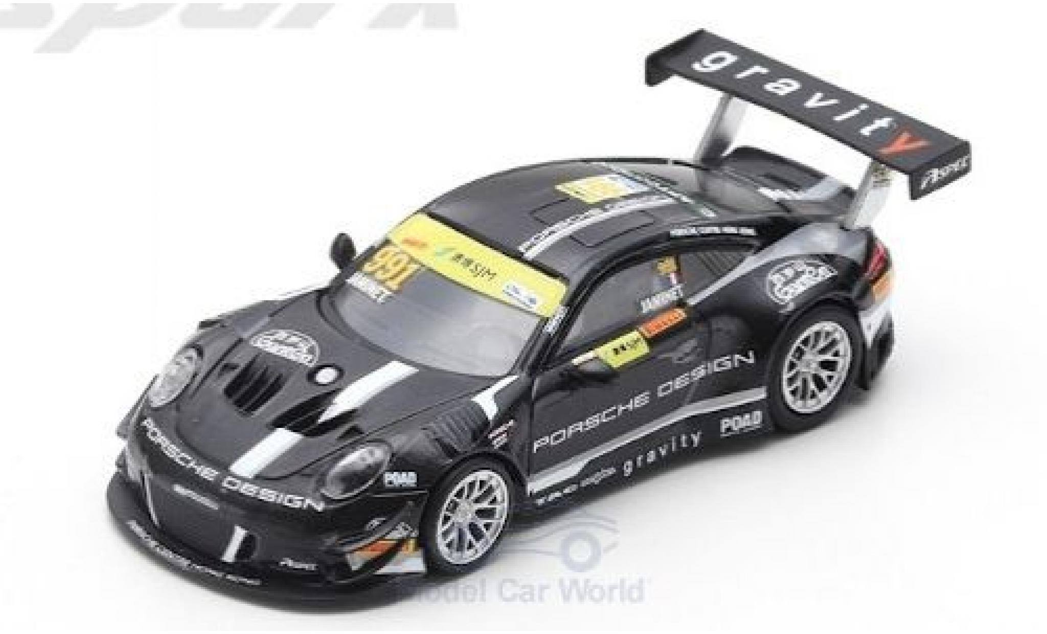 Porsche 991 GT3 R 1/64 Spark 911 () GT3 R No. Craft Bamboo Racing Fia GT World Cup Macau 2018 M.Jaminet diecast model cars