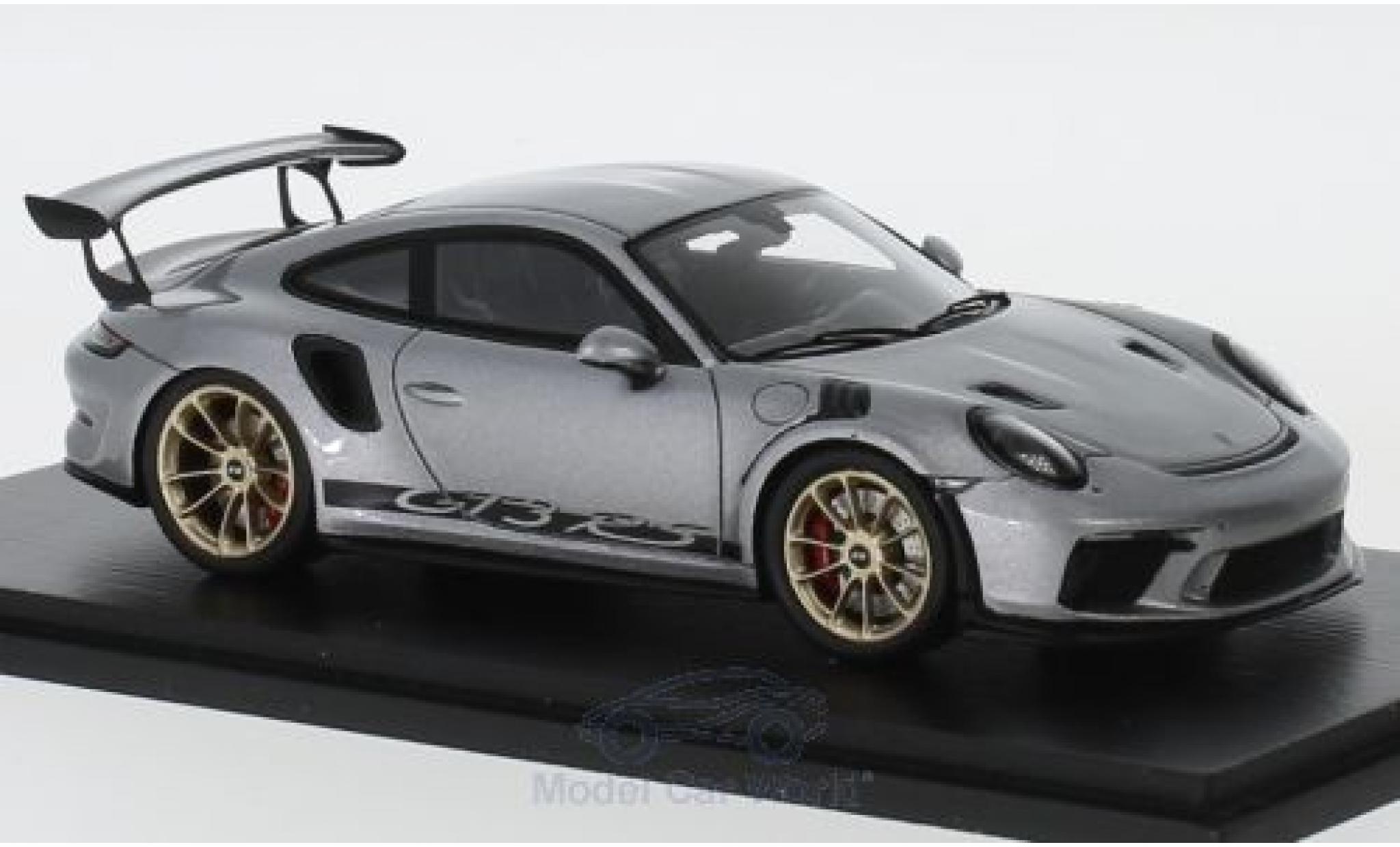 Porsche 991 GT3 RS 1/43 Spark 911 () GT3 RS metallic grey 2018 diecast model cars