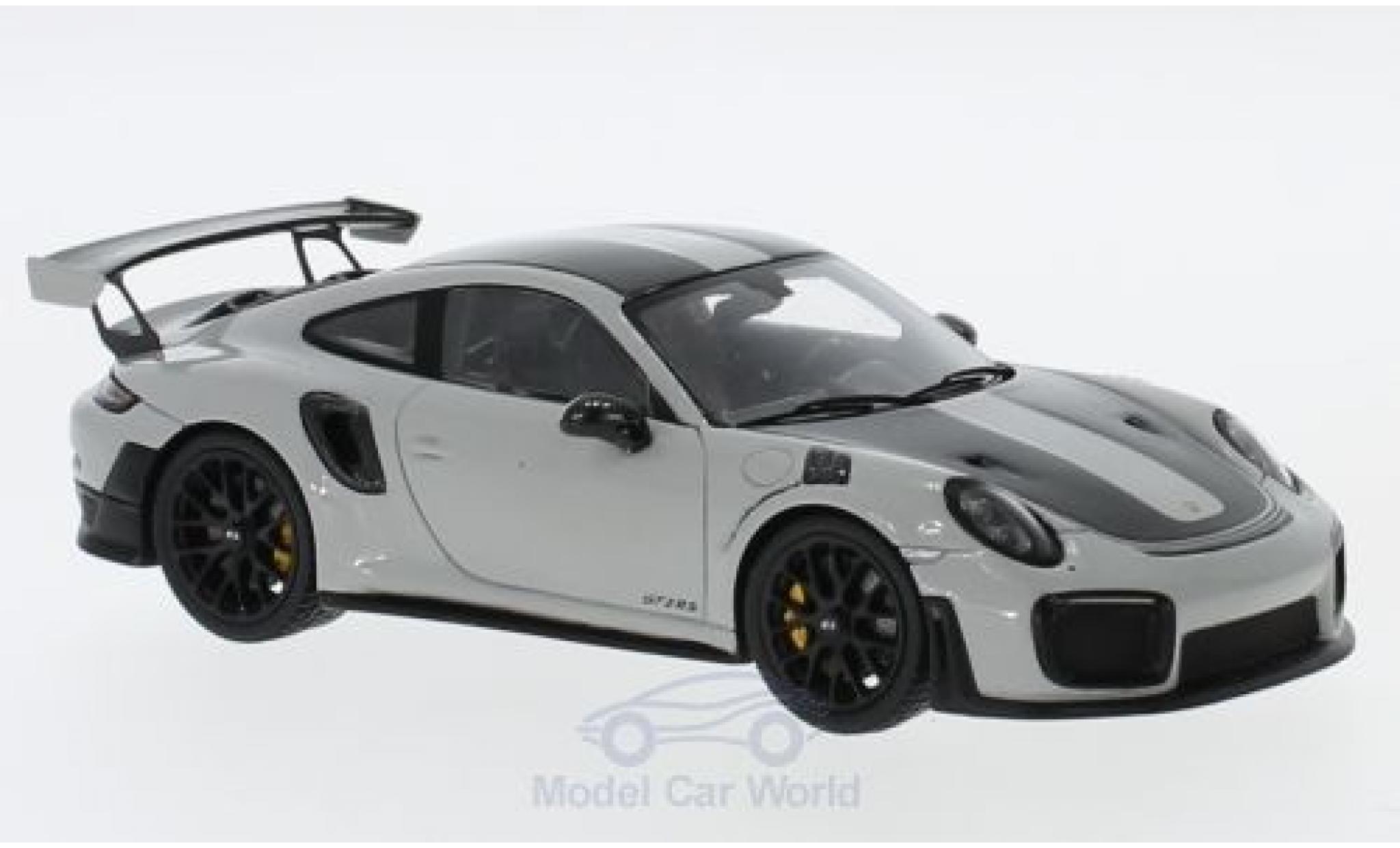 Porsche 991 GT2 RS 1/43 Spark 911 ( II) GT2 RS grey/black 2018 Weissach Package diecast model cars