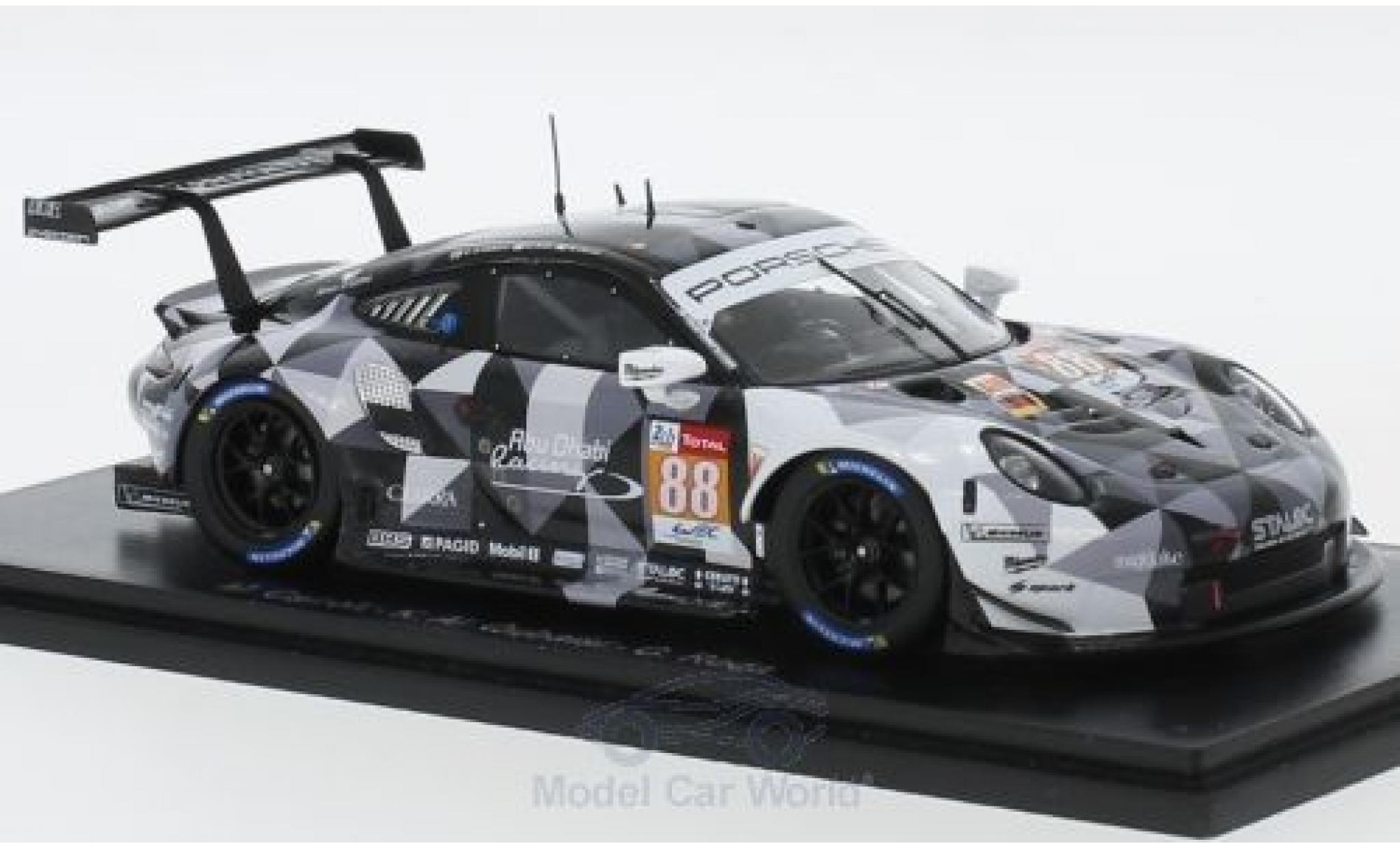 Porsche 991 RSR 1/43 Spark 911 () RSR No.88 Dempsey Predon Racing 24h Le Mans 2018 M.Cairoli/K.Al Qubaisi/G.Roda diecast model cars