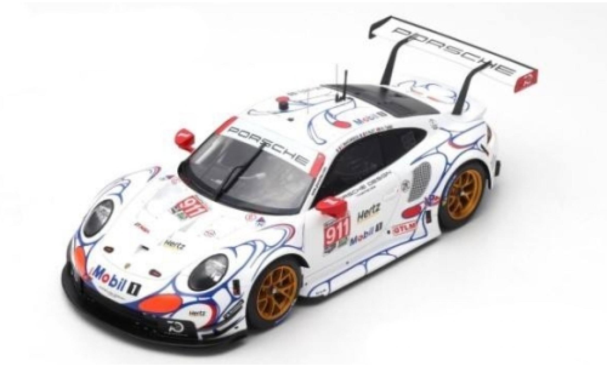 Porsche 991 RSR 1/64 Spark 911 () RSR No.911 GT Team Petit Le Mans 2018 P.Pilet/N.Tandy/F.Makowiecki diecast model cars