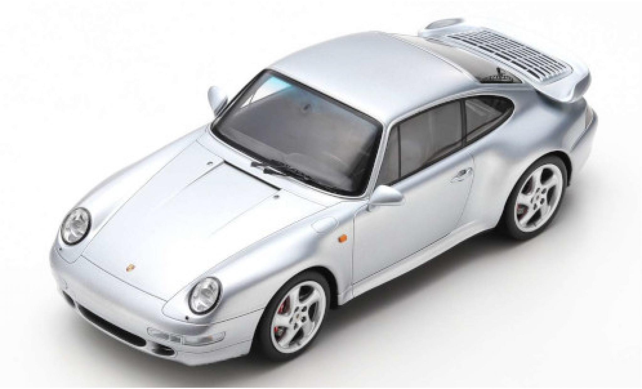 Porsche 993 Turbo 1/18 Spark 911 () Turbo grey 1997 diecast model cars