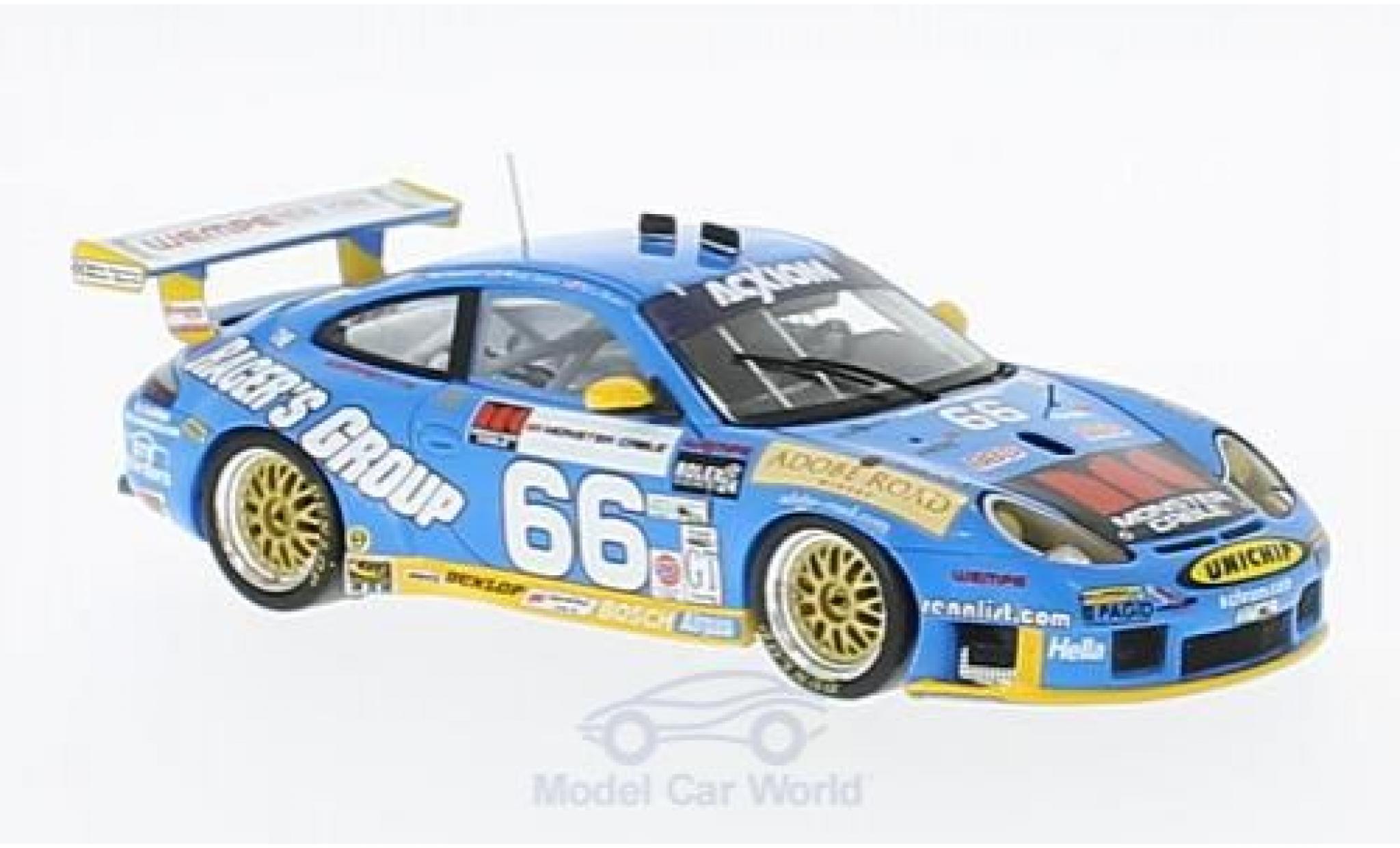 Porsche 996 GT3 RS 1/43 Spark 911 () GT3 RS No.66 The Racers Group 24h Daytona 2003 J.Bergmeister/T.Bernhard/M.Schrom/K.Buckler diecast model cars