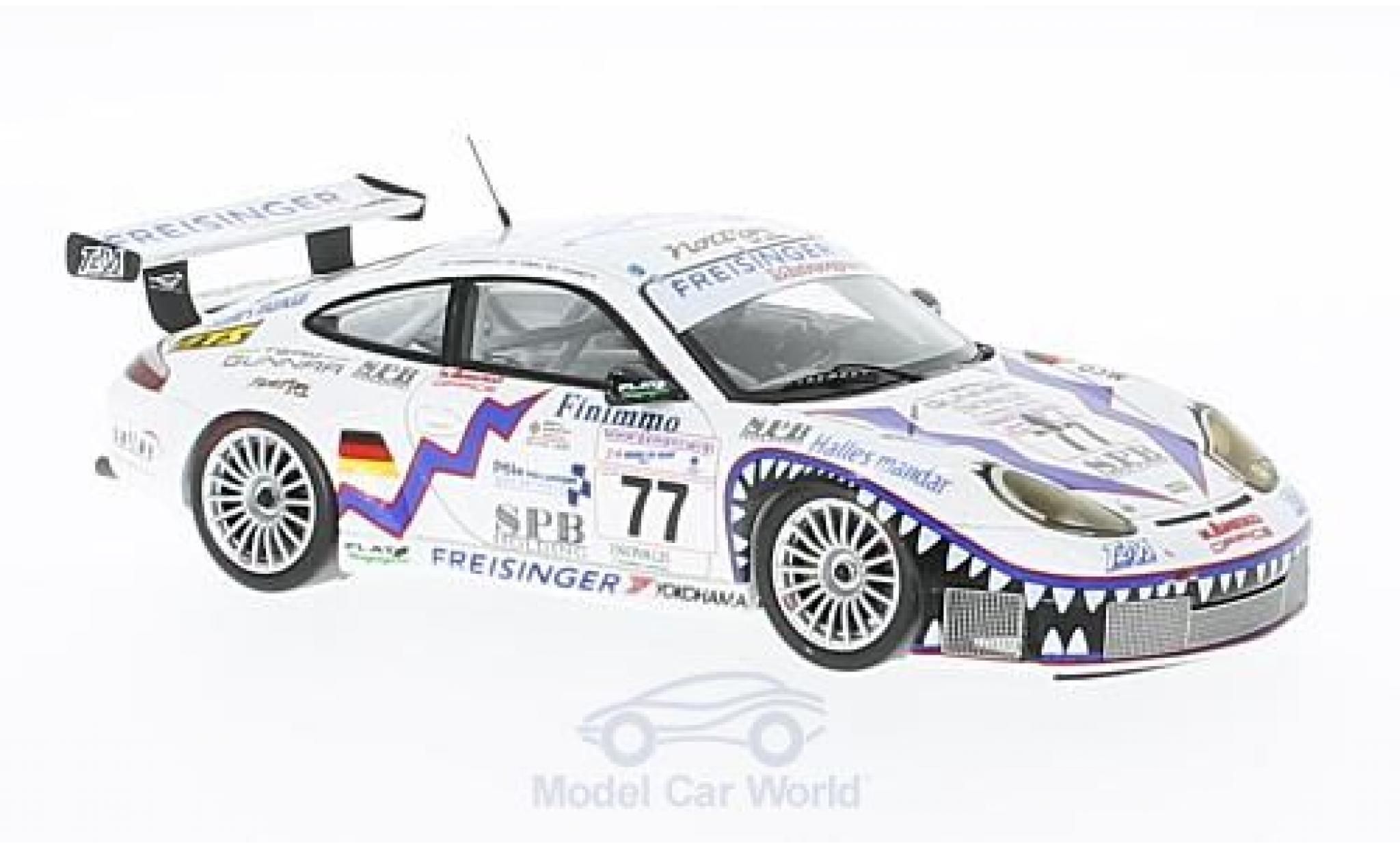 Porsche 996 GT3 RS 1/43 Spark 911 () GT3 RS No.77 Freisinger Motorsport 24h Le Mans 2001 R.Dumas/G.Jeannette/P.Haezebrouck diecast model cars