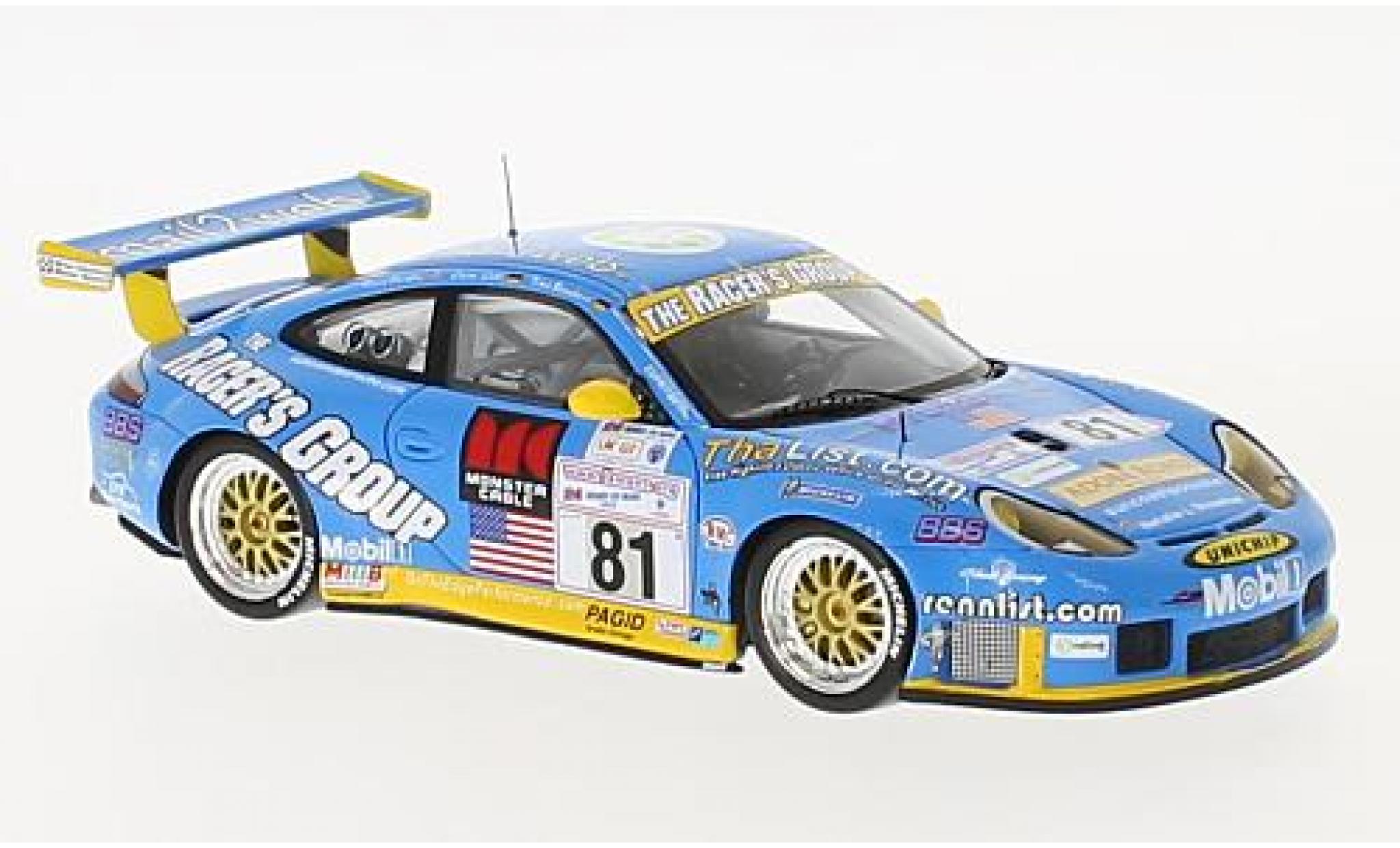 Porsche 996 GT3 1/43 Spark 911 () GT3-RS No.81 24h Le Mans 2002 K.Buckler/T.Bernhard/L.Luhr diecast model cars