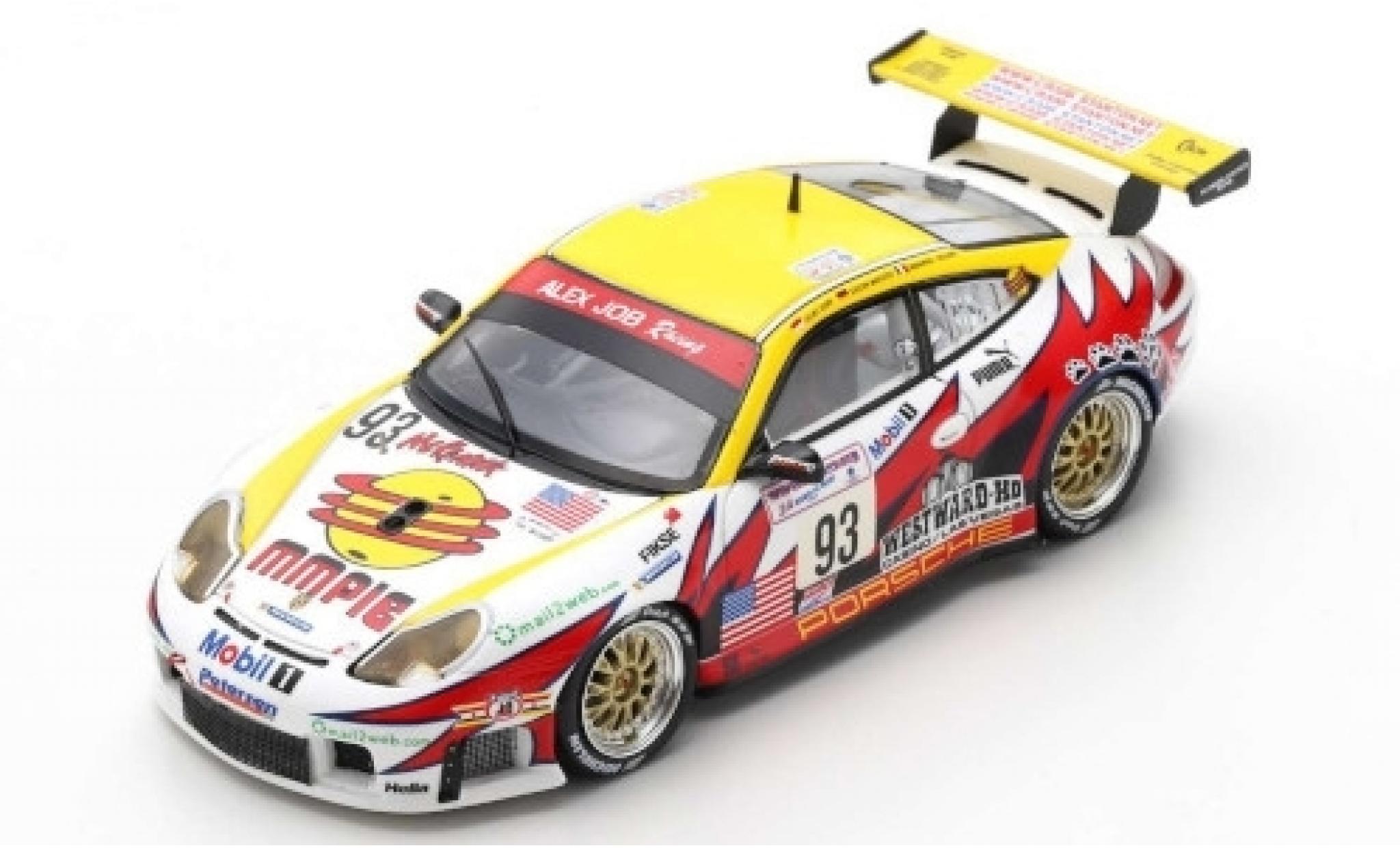 Porsche 996 GT3 RS 1/43 Spark 911 () GT3 RS No.93 Alex Job Racing 24h Le Mans 2003 E.Collard/L.Luhr/S.Maassen diecast model cars