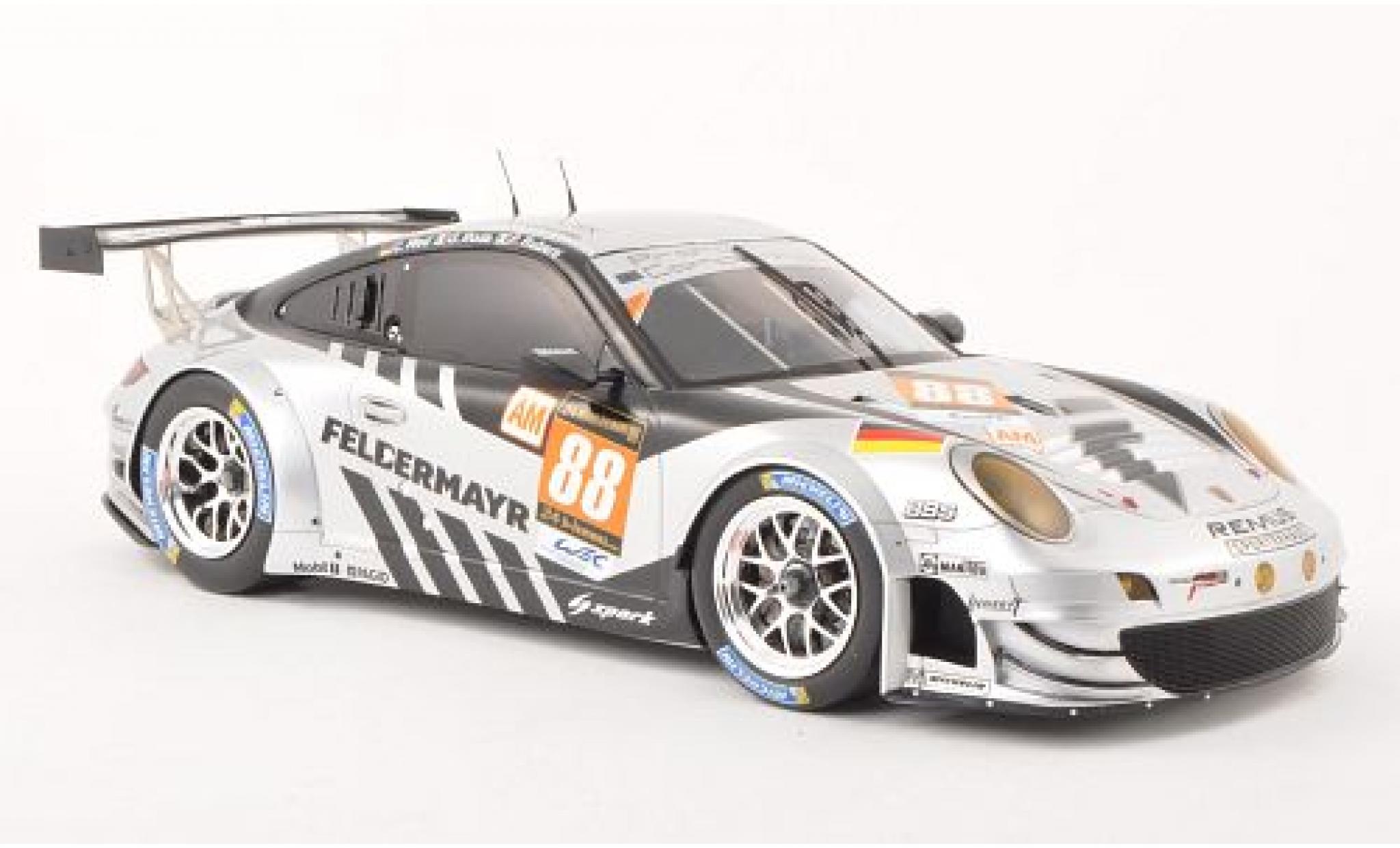 Porsche 991 RSR 1/18 Spark 911 (997) GT3 RSR No.88 Predon Competition 24h Le Mans 2013 capos et les portes ferm&eacute; C.Ried/G.Roda/P.Ruberti diecast model cars