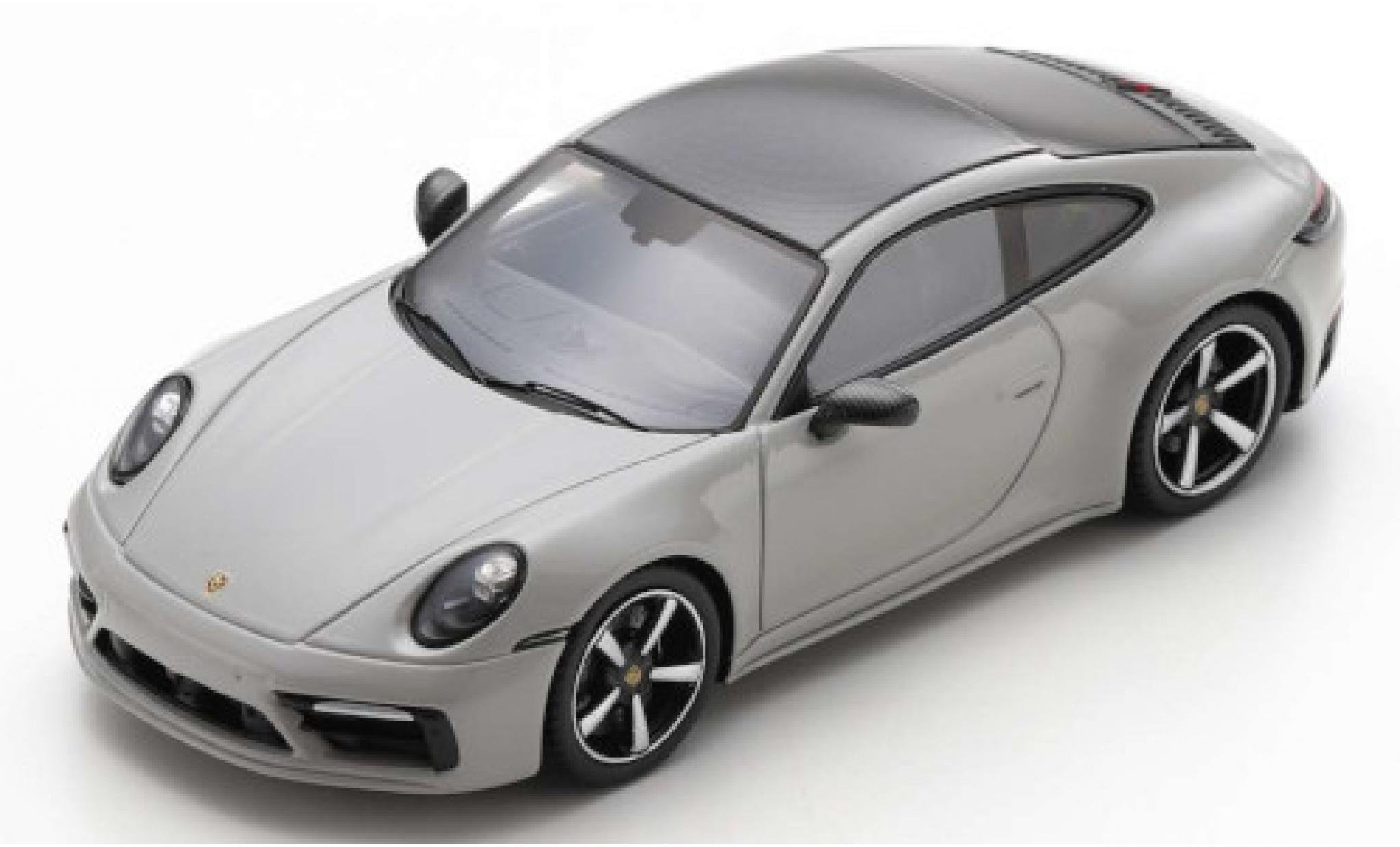 Porsche 992 4S 1/43 Spark 911 Carrera 4S () grey 2019 diecast model cars