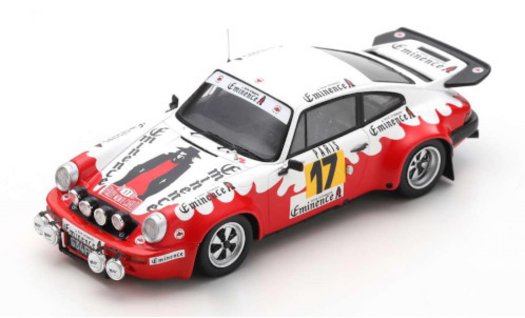 Porsche 930 1/43 Spark 911 Carrera No.17 Rally WM Rally Monte Carlo 1977 F.Bondil/D.Emmanuelli diecast model cars