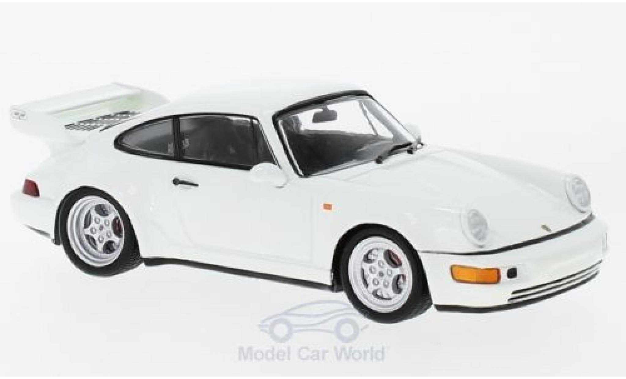 Porsche 993 RS 1/43 Spark 911 Carrera RS 3.8 white 1 diecast model cars