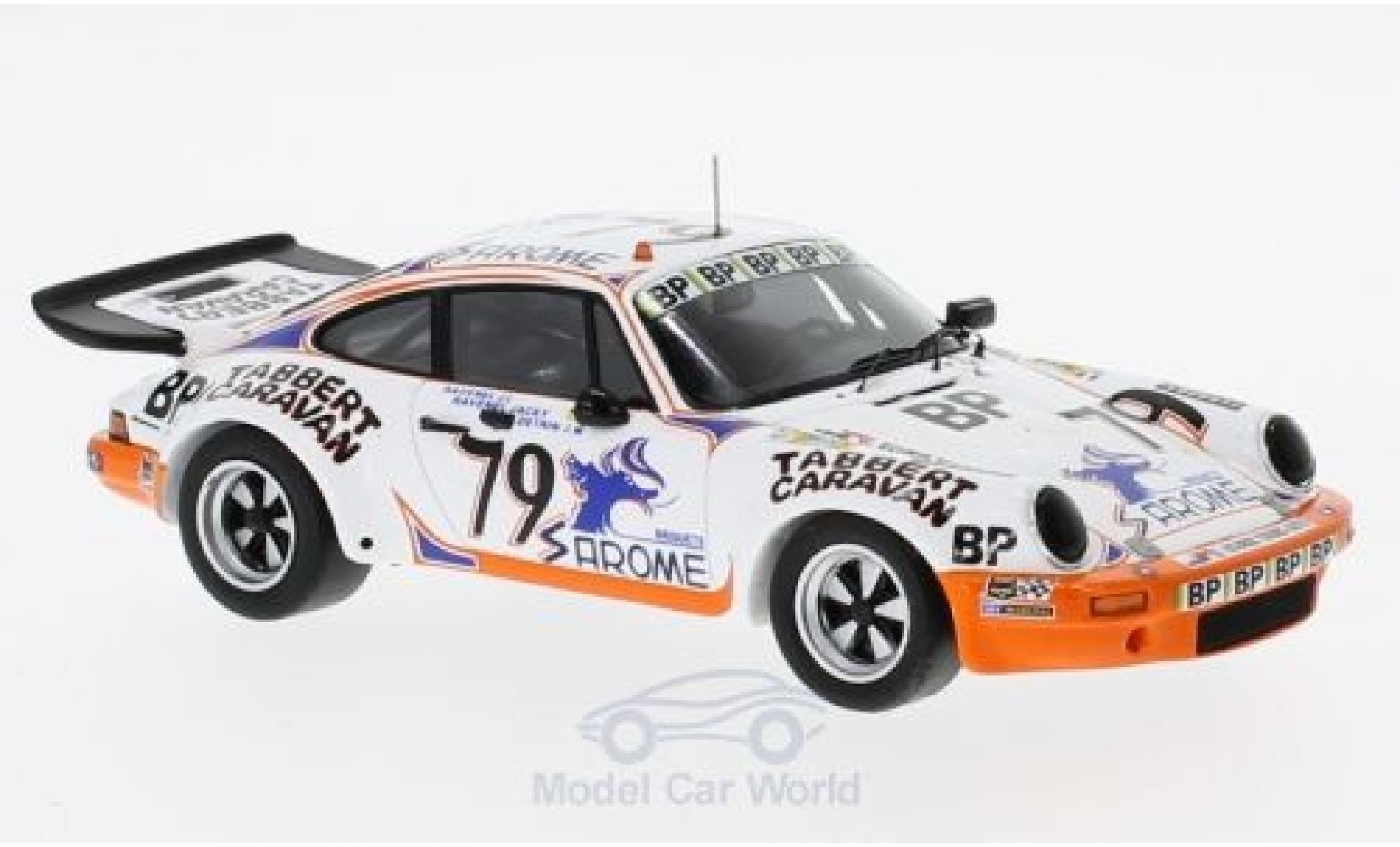 Porsche 930 RS 1/43 Spark 911 Carrera RS No.79 24h Le Mans 1977 J.-L.Ravenel/J.Ravenel/J-M.Detrin diecast model cars
