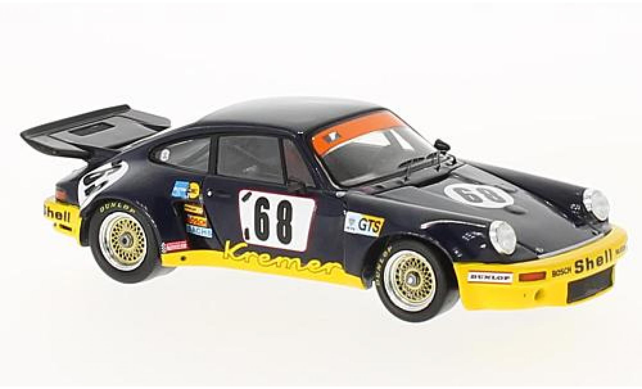 Porsche 930 RSR 1/43 Spark 911 Carrera RSR No.68 Kremer Samson 24h Le Mans 1974 avec Decals H.Heyer/E.Kremer/P.Keller diecast model cars