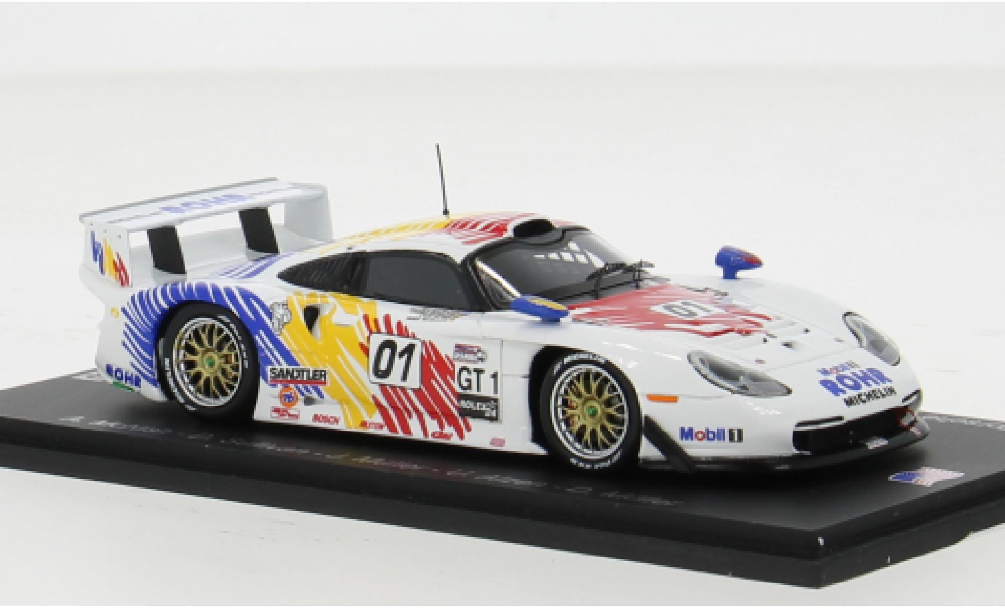 Porsche 996 GT1 1/43 Spark 911 Evo No.01 Rohr Motorsport 24h Daytona 1998 1:43 diecast model cars