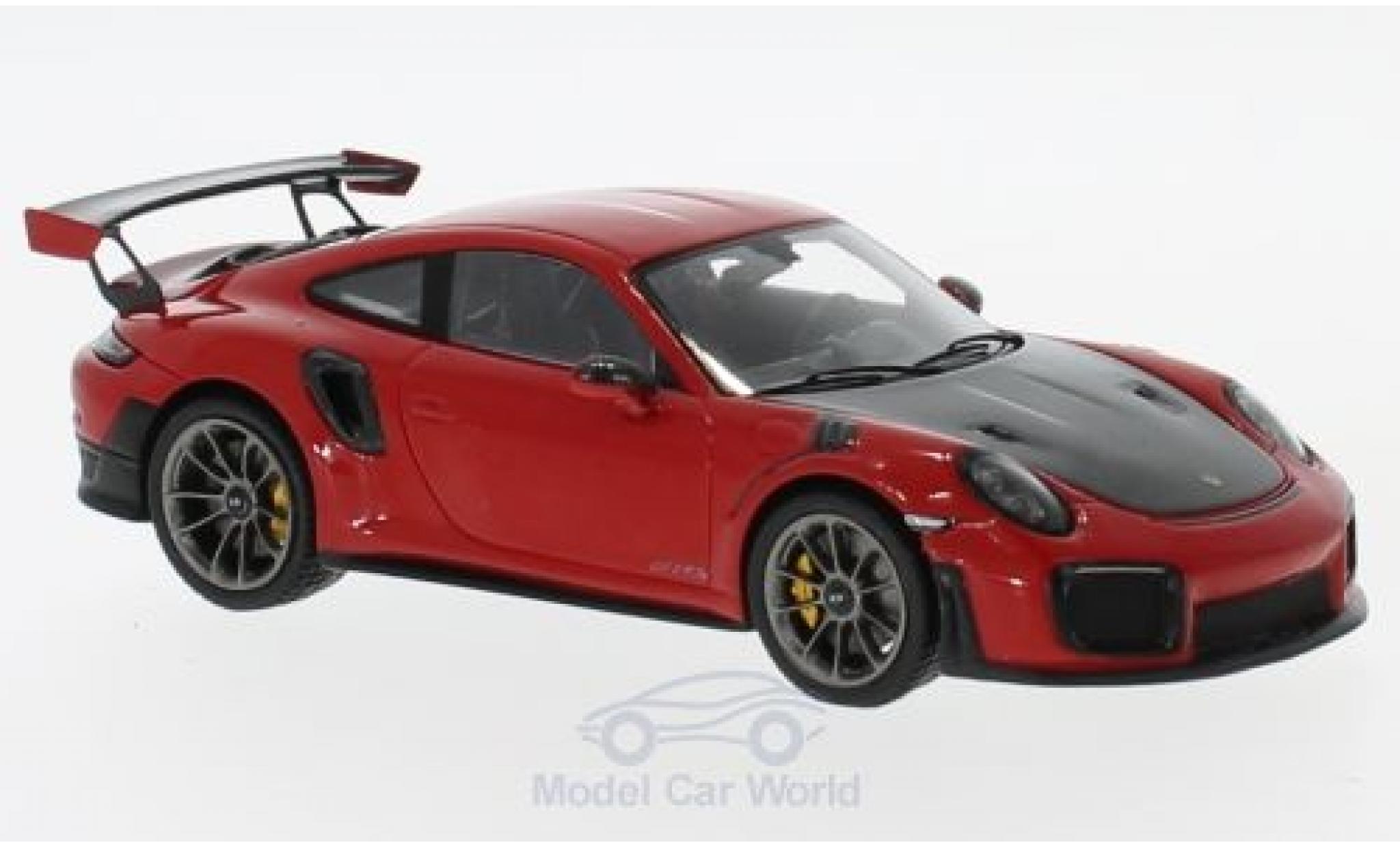 Porsche 991 GT2 RS 1/43 Spark 911 GT2 RS red/black 2018 diecast model cars
