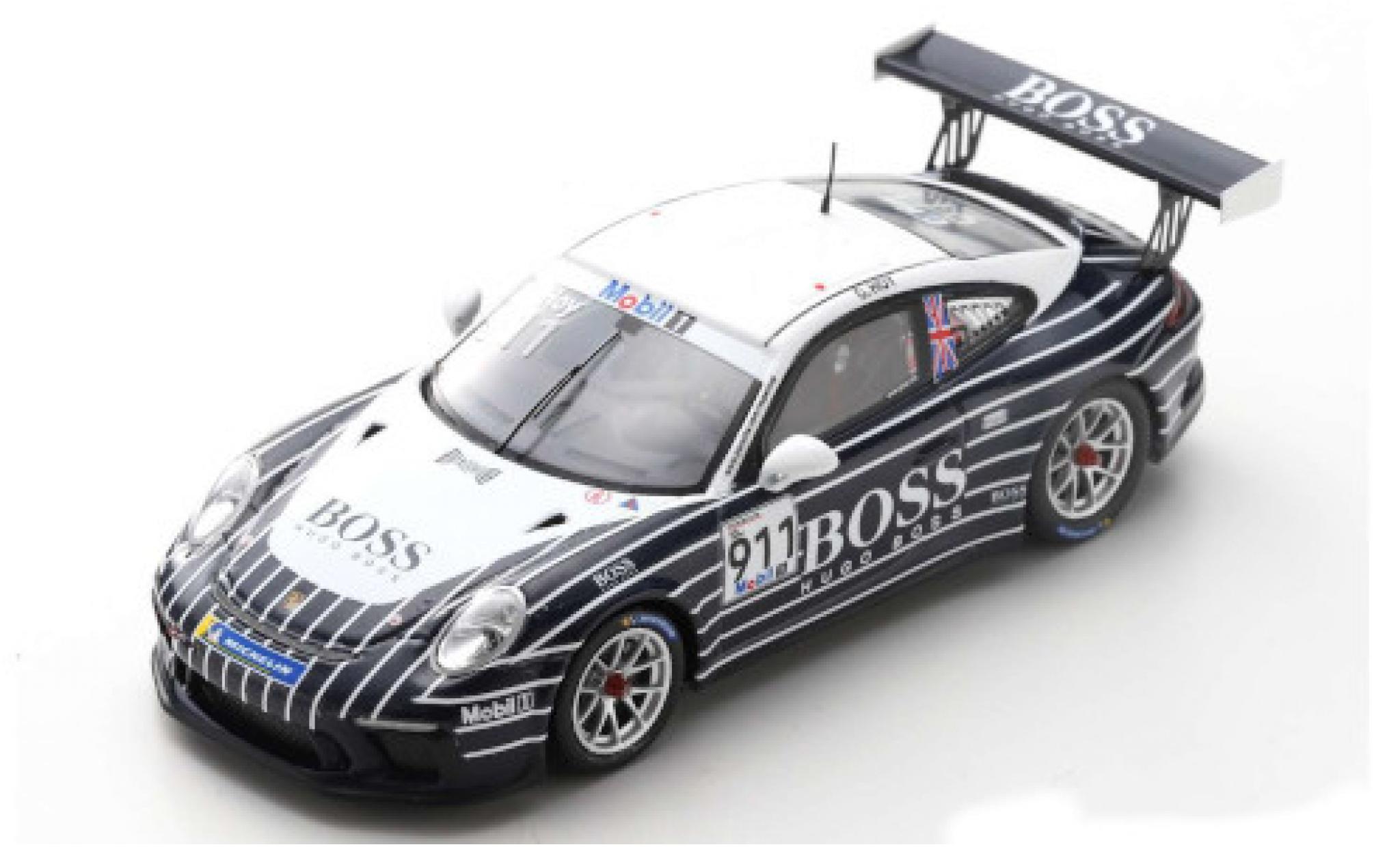 Porsche 992 GT3 1/43 Spark 911 GT3 Cup (991 II) No.911 Dr. Ing h. c. F. AG Boss Supercup Silverstone 2019 C.Hoy diecast model cars