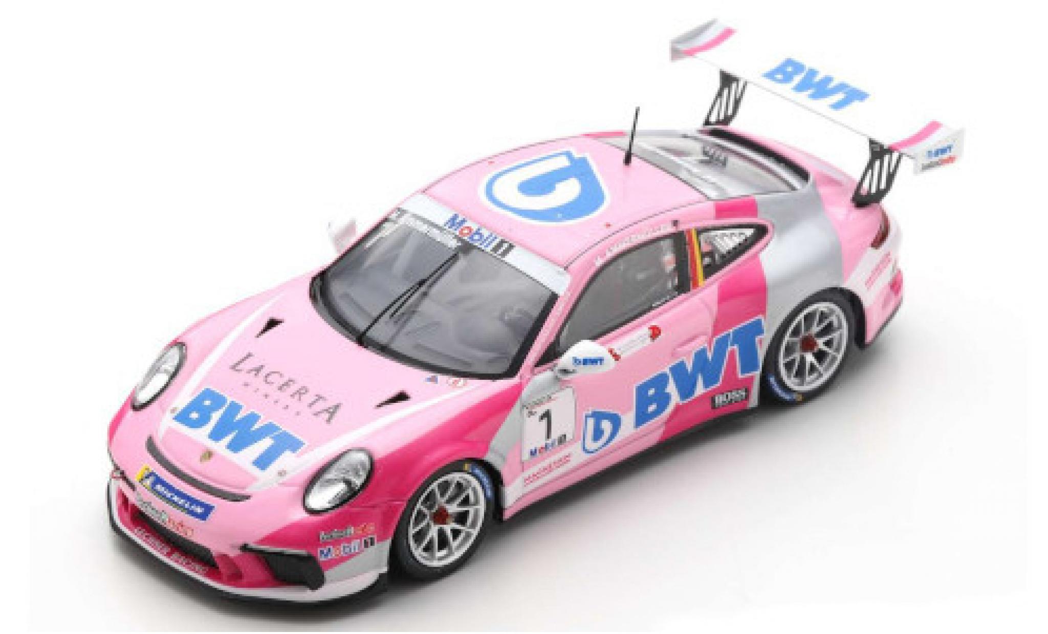 Porsche 992 GT3 1/43 Spark 911 GT3 Cup No.1 Lechner Racing BWT Carrera Supercup 2019 M.Ammerm&uuml;ller diecast model cars