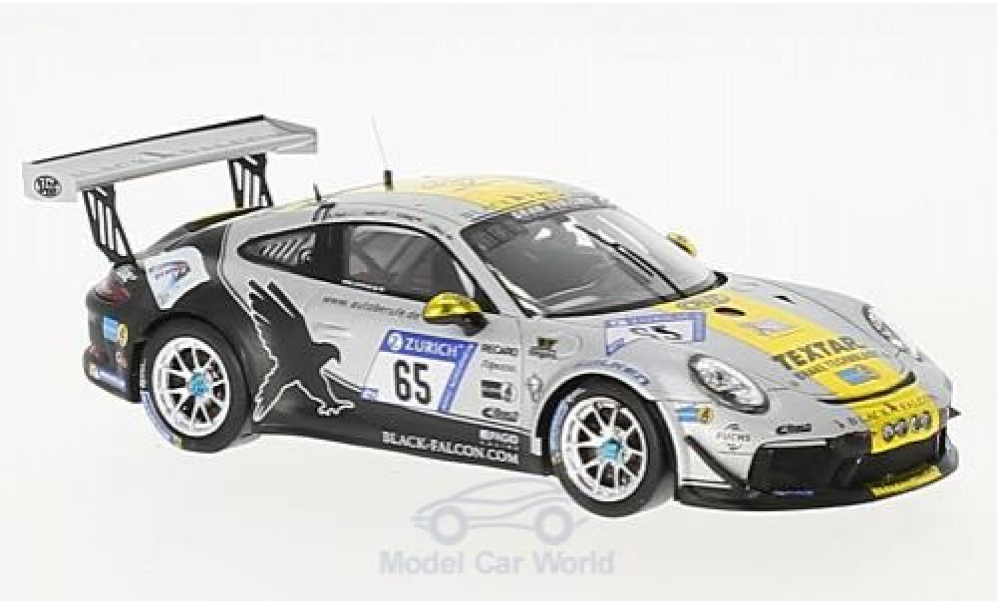 Porsche 991 GT3 1/43 Spark 911 GT3 No.65 Black Falcon Team TMD Friction 24h N&uuml;rburgring 2017 J.Bleul/S.Karg/Takis/A.Toril diecast model cars