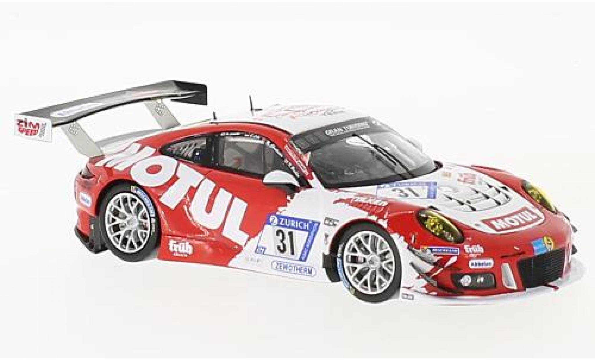 Porsche 991 GT3 R 1/18 Spark 911 GT3 R No.31 Frikadelli Racing Team 24h N&uuml;rburgring 2017 M.Christensen/K.Bachler/N.Siedler/L.Luhr diecast model cars